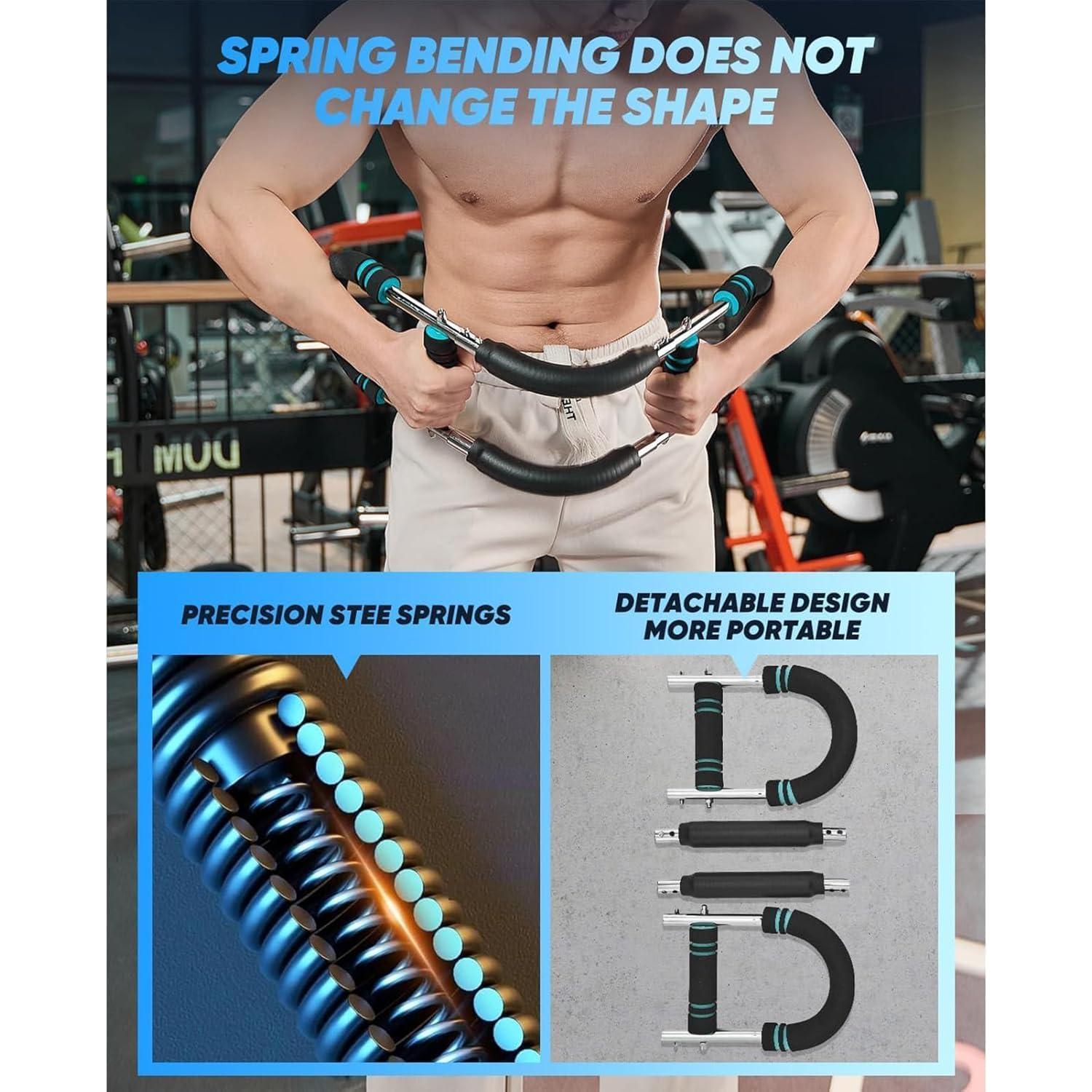 Entrenador de brazos Saker Twister 18-45kg ajustable para fitness