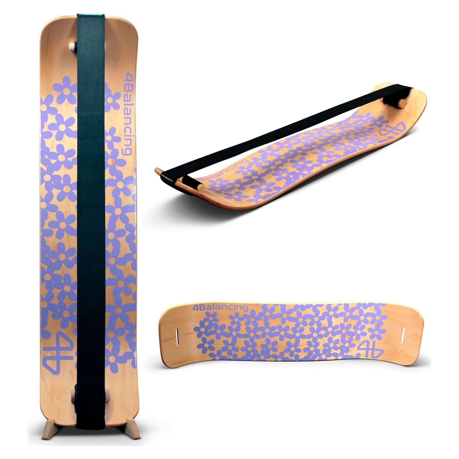 Tabla de Equilibrio 4Balancing para Adultos - Madera Floral 80cm