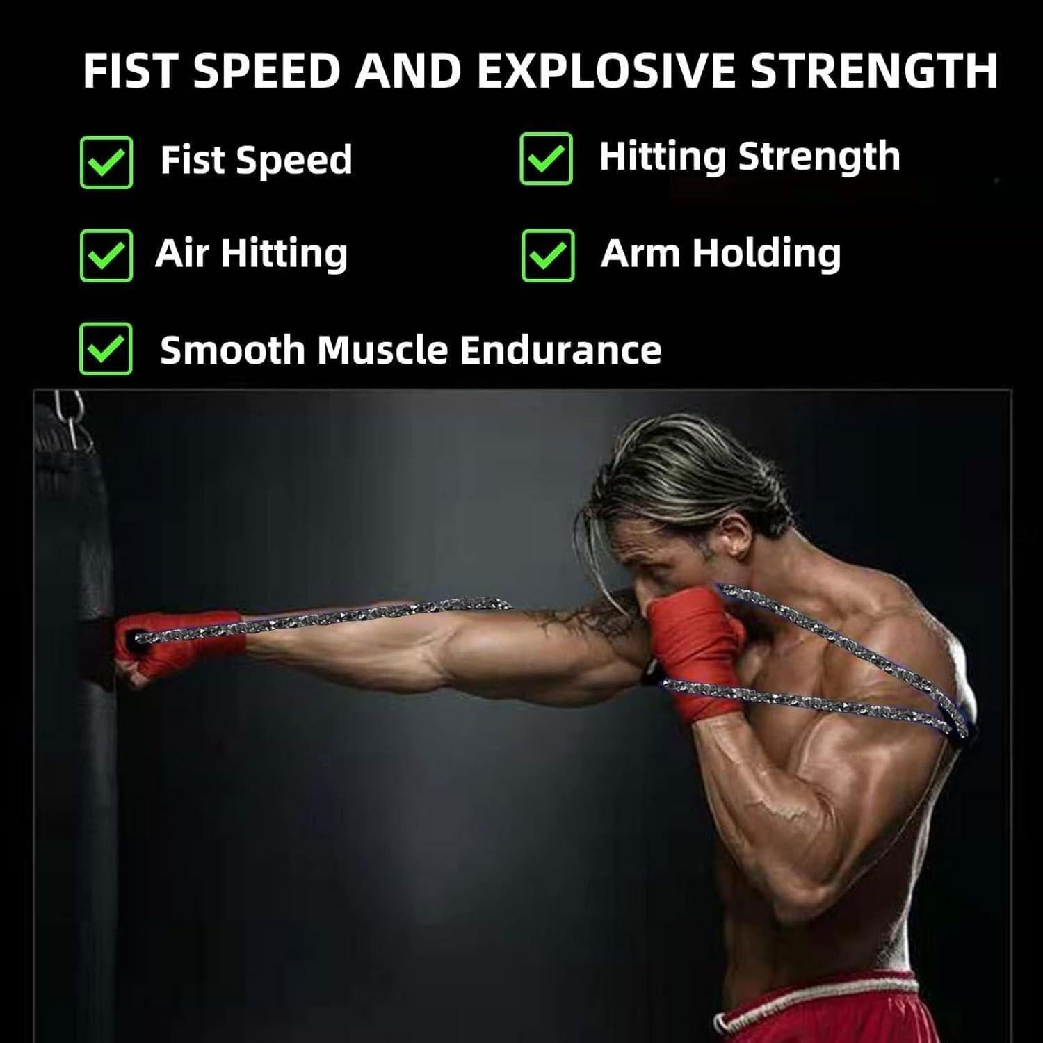 Bandas de Resistencia para Boxeo Ycendelion - Entrenamiento Completo