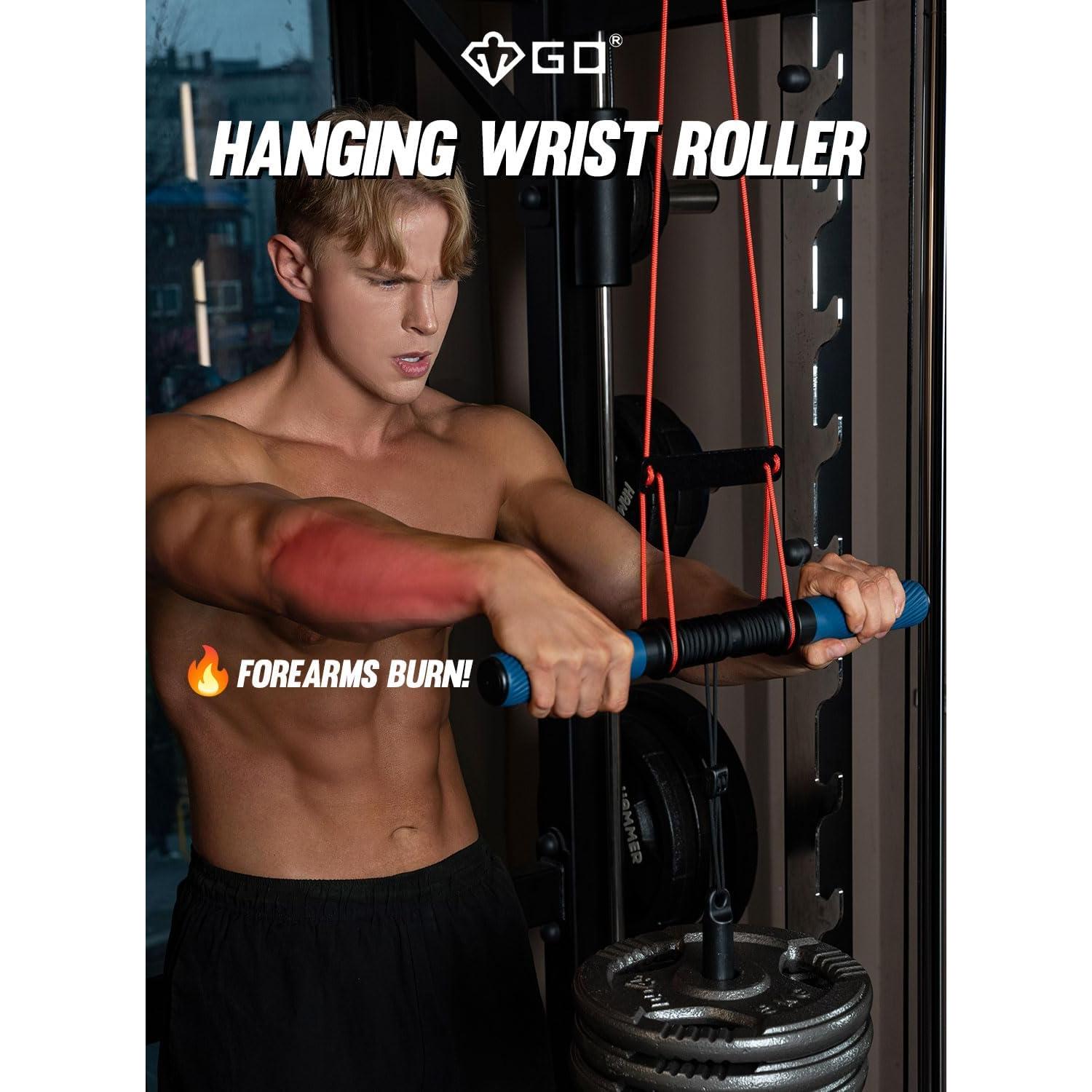 Rodillo de Muñeca Colgante GD para Fortalecimiento de Antebrazo
