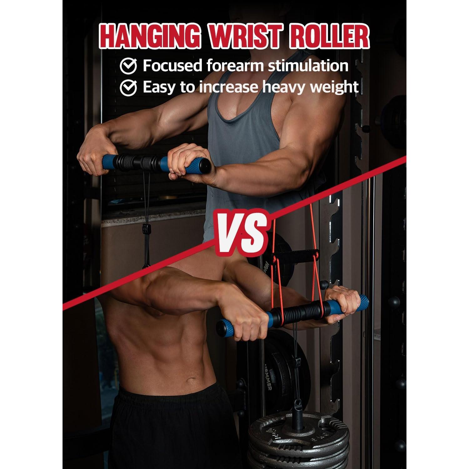 Rodillo de Muñeca Colgante GD para Fortalecimiento de Antebrazo