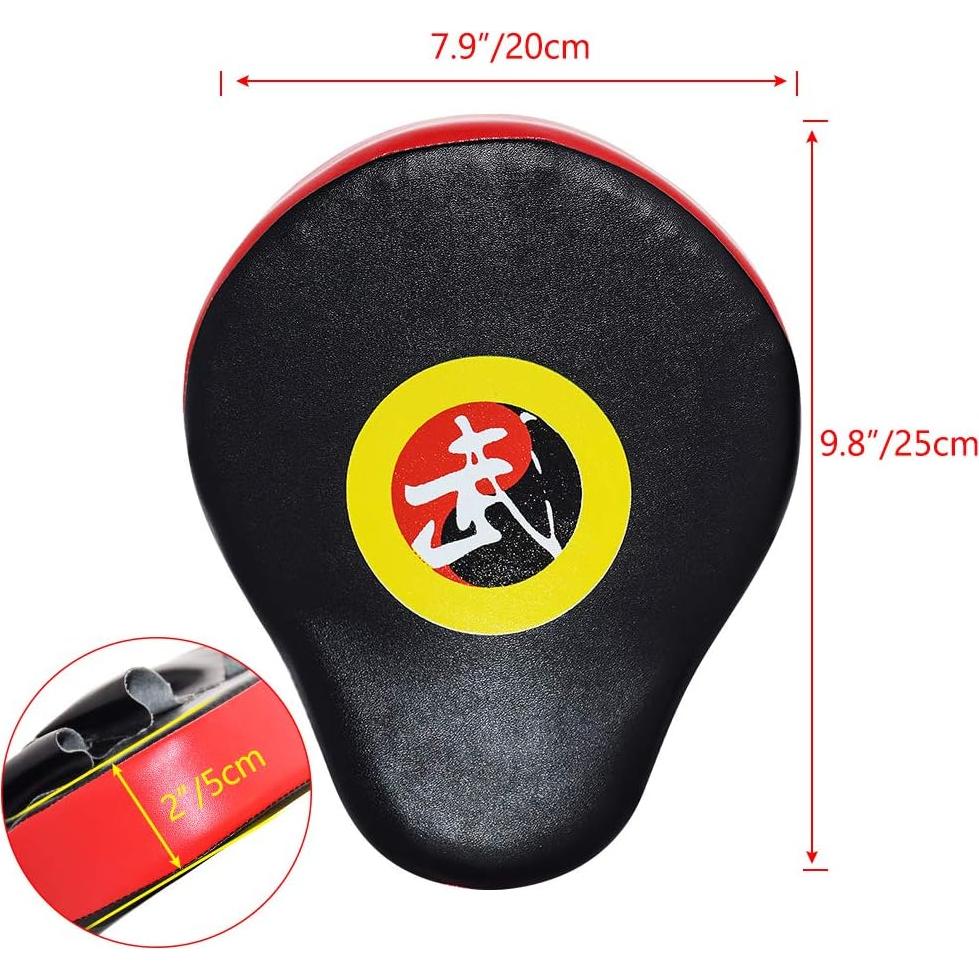 Mitones de Boxeo TLBTEK 2PCS para Kickboxing y MMA - Rojo