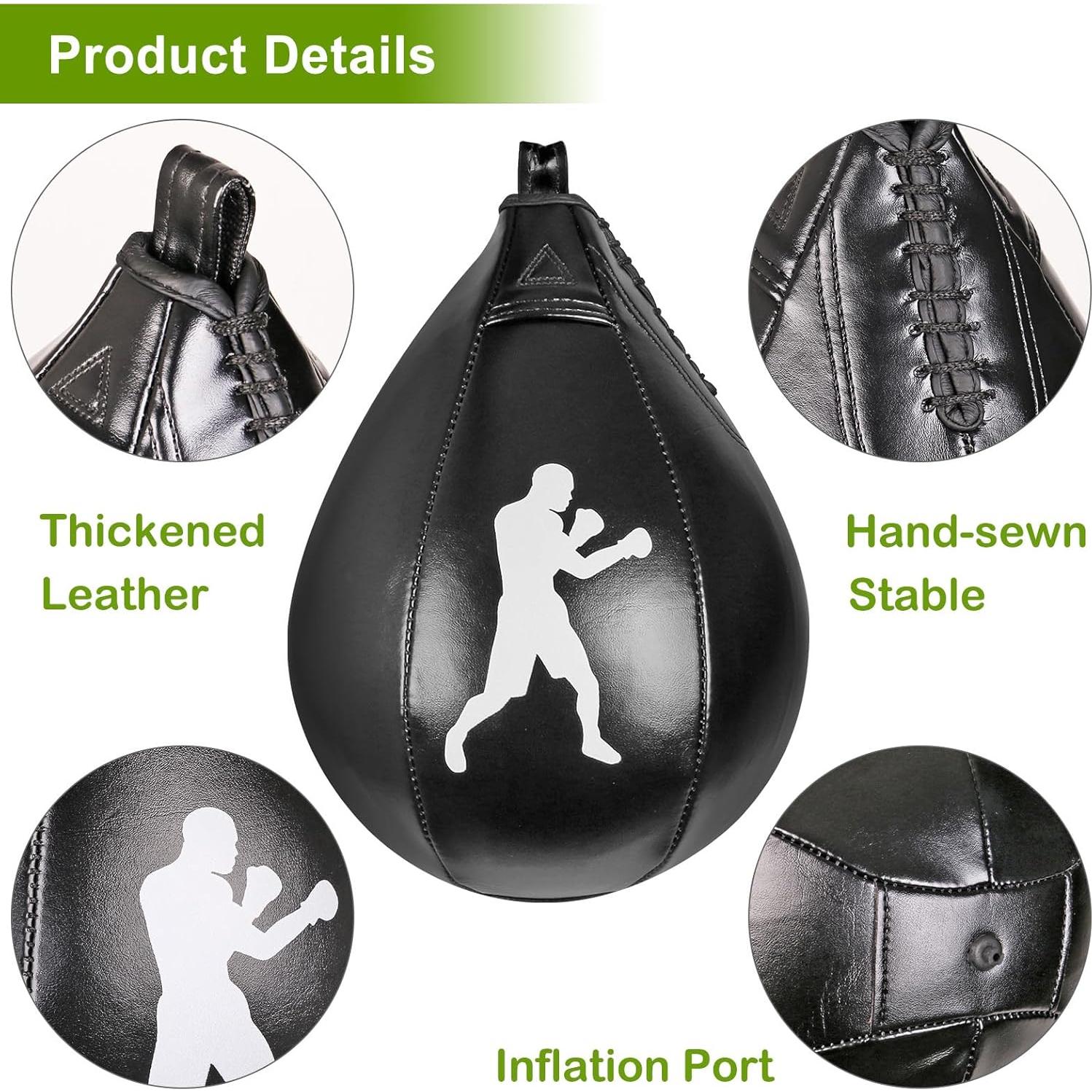 Bolsa de Velocidad de Cuero BeneLabel 20cm con Inflador