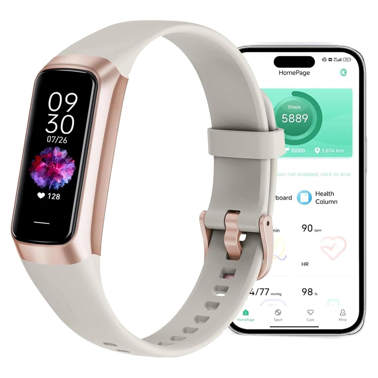 Rastreador de Fitness APPBYER C60 - Monitoreo Cardíaco y Sueño