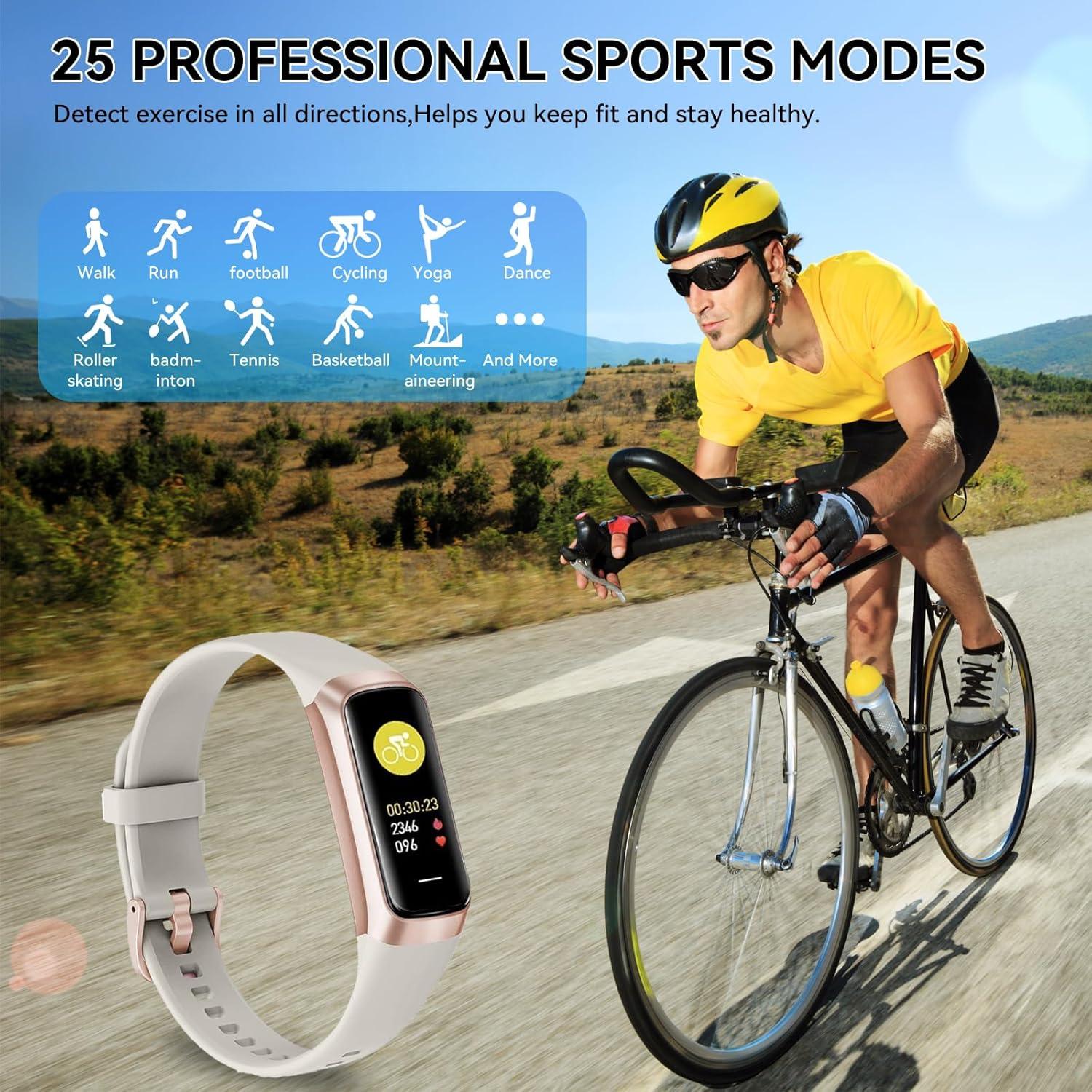 Rastreador de Fitness APPBYER C60 - Monitoreo Cardíaco y Sueño