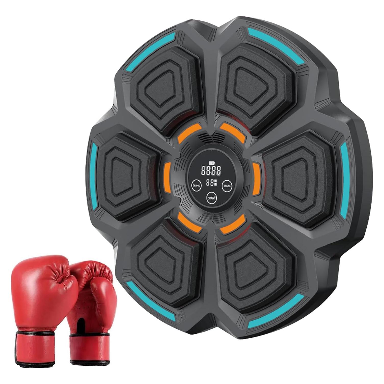 Máquina de Boxeo Musical OurStarry con LED y Guantes - 1.36 kg