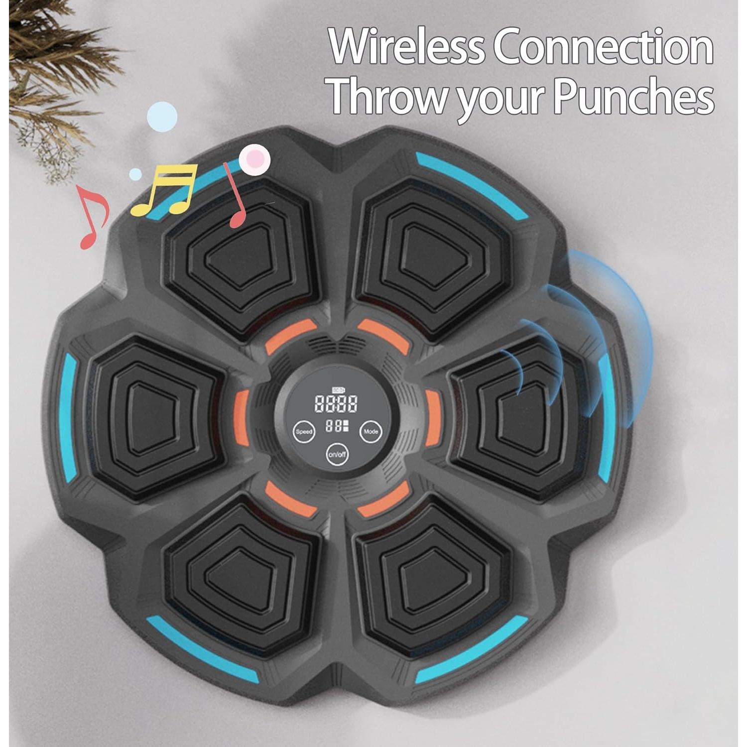 Máquina de Boxeo Musical OurStarry con LED y Guantes - 1.36 kg