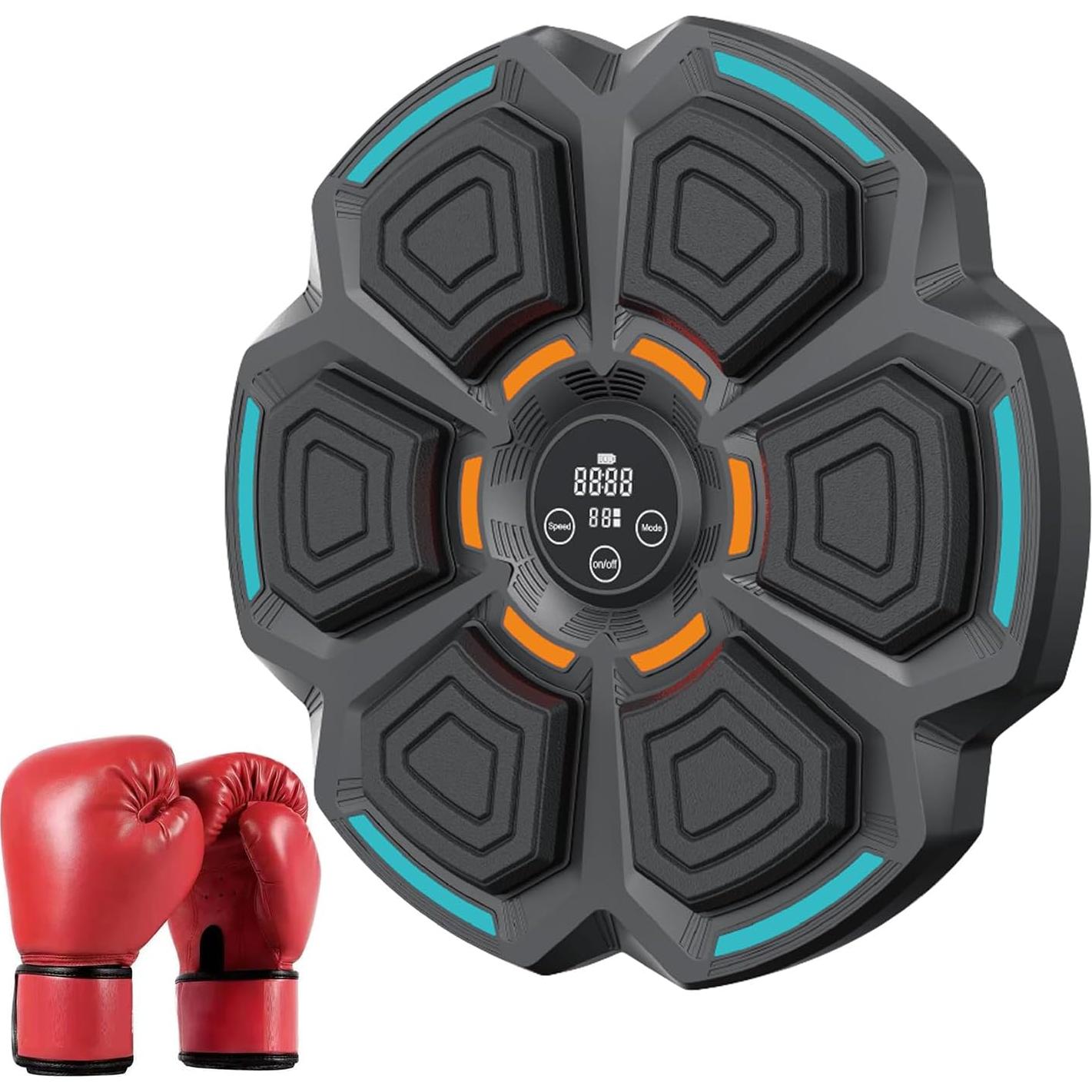 Máquina de Boxeo Musical OurStarry con LED y Guantes - 1.36 kg