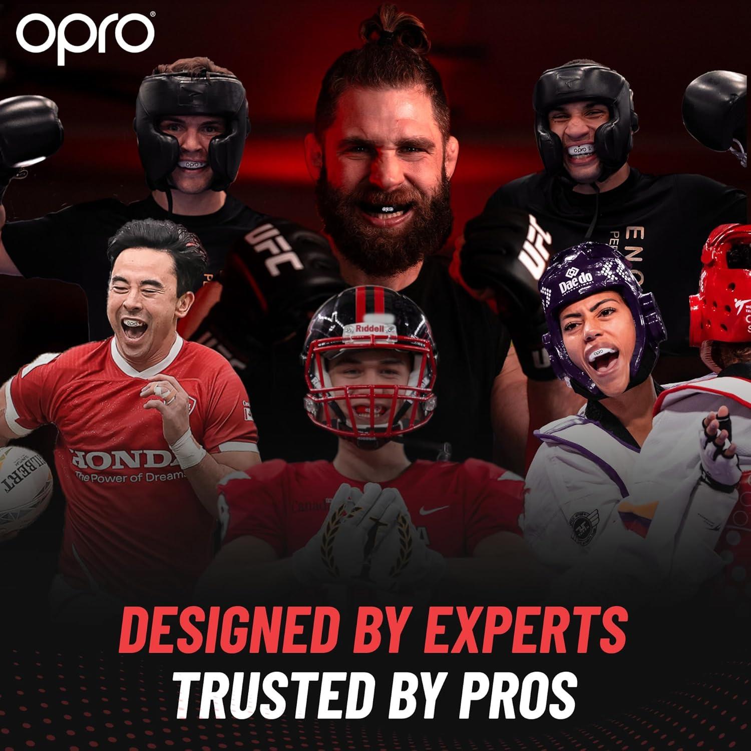 Protector Bucal Personalizado OPRO Adulto Blanco/Menta 22x12cm