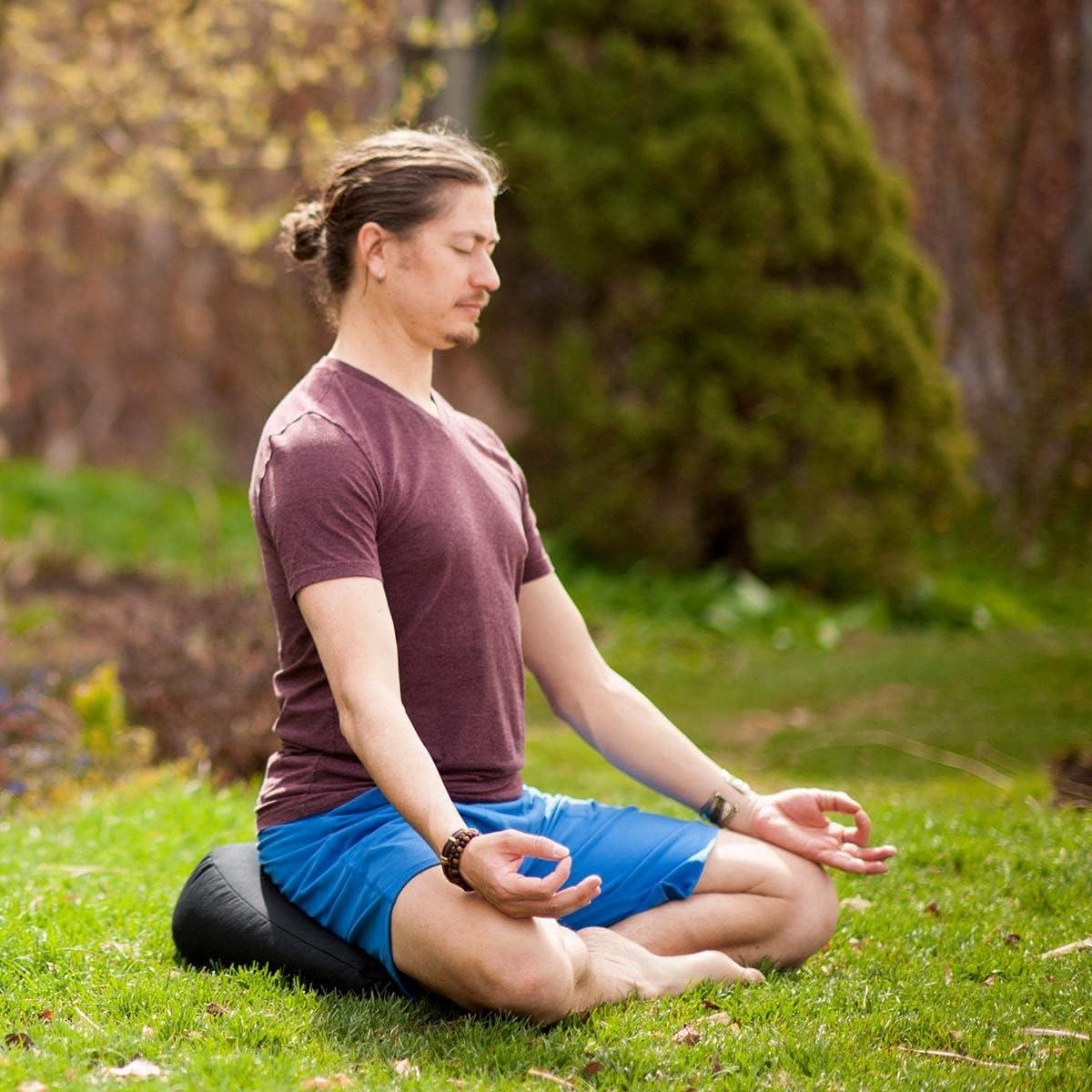 Cojín de Meditación en V Hugger Mugger Aqua - Soporte Saludable