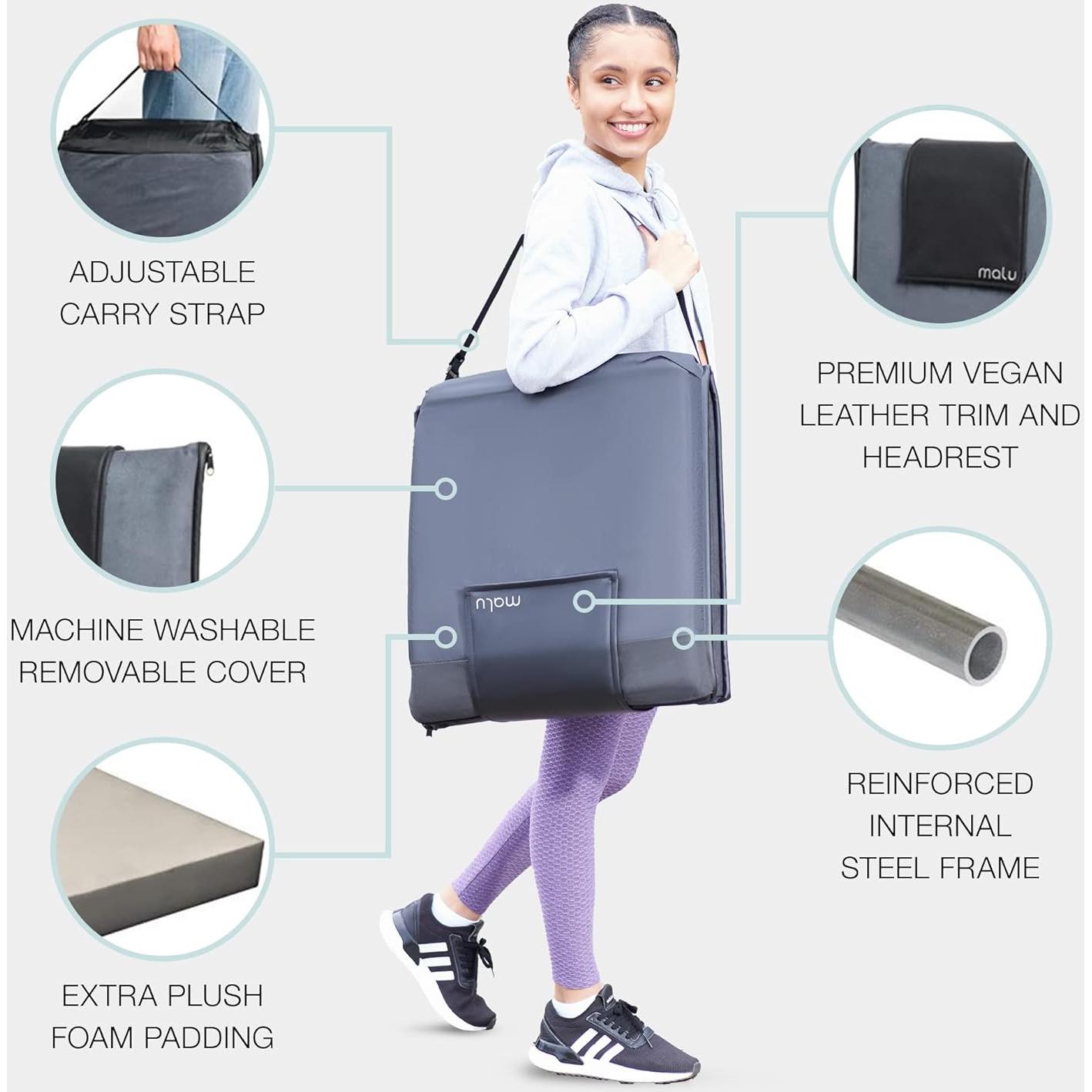 Silla de Suelo Malu Extra Grande Plegable con Cojín - 5 Posiciones