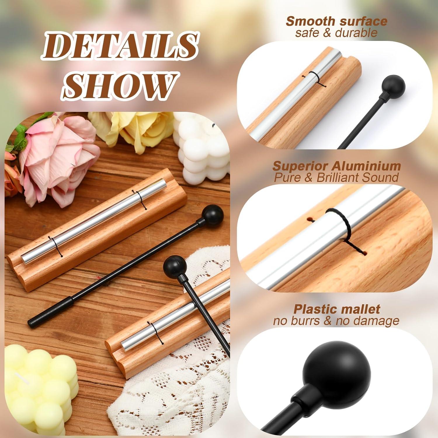 Campanas de Mano Yeshone para Meditación y Aula - 2 Paquetes