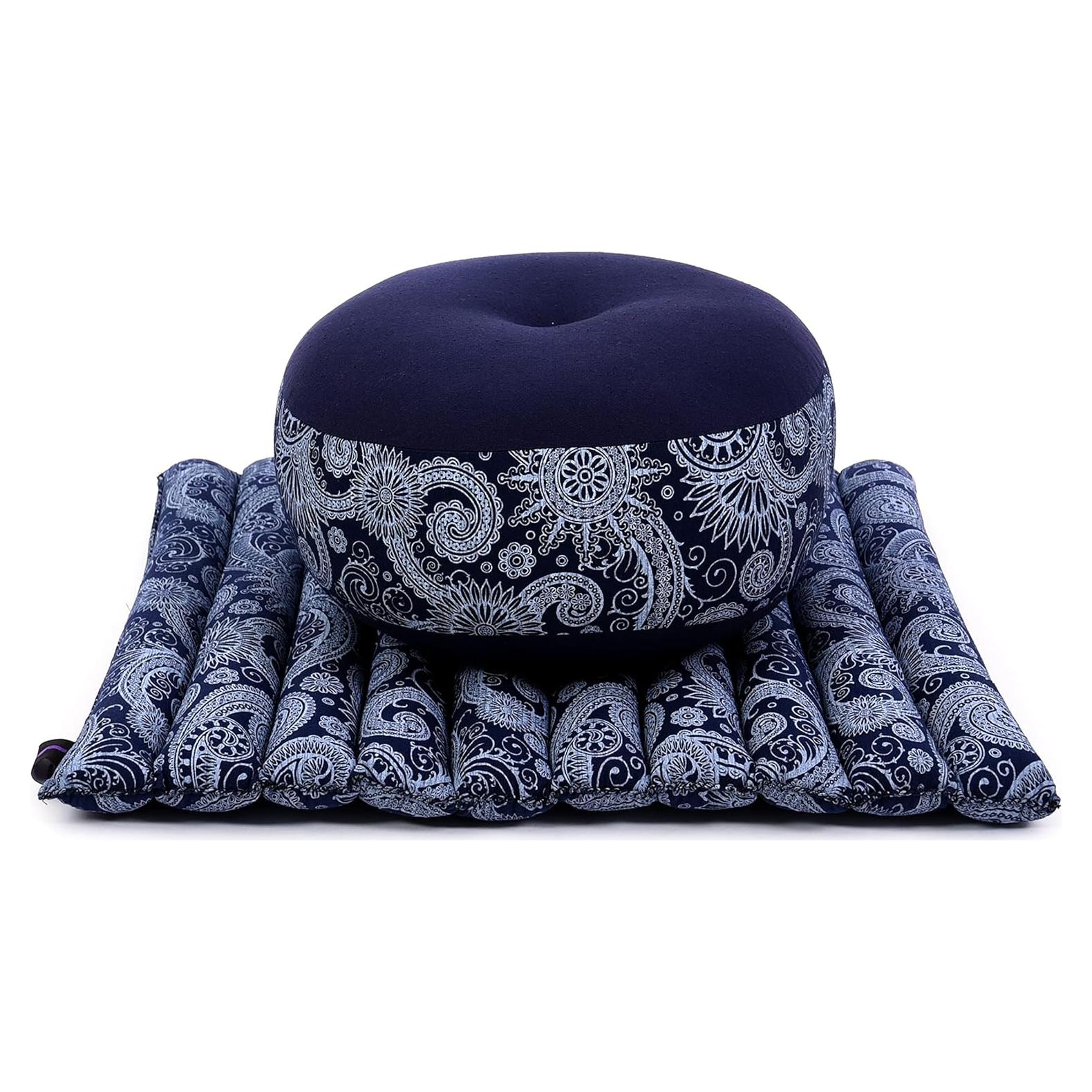 Juego de Cojines de Meditación Leewadee - Zafu y Zabuton Pequeños