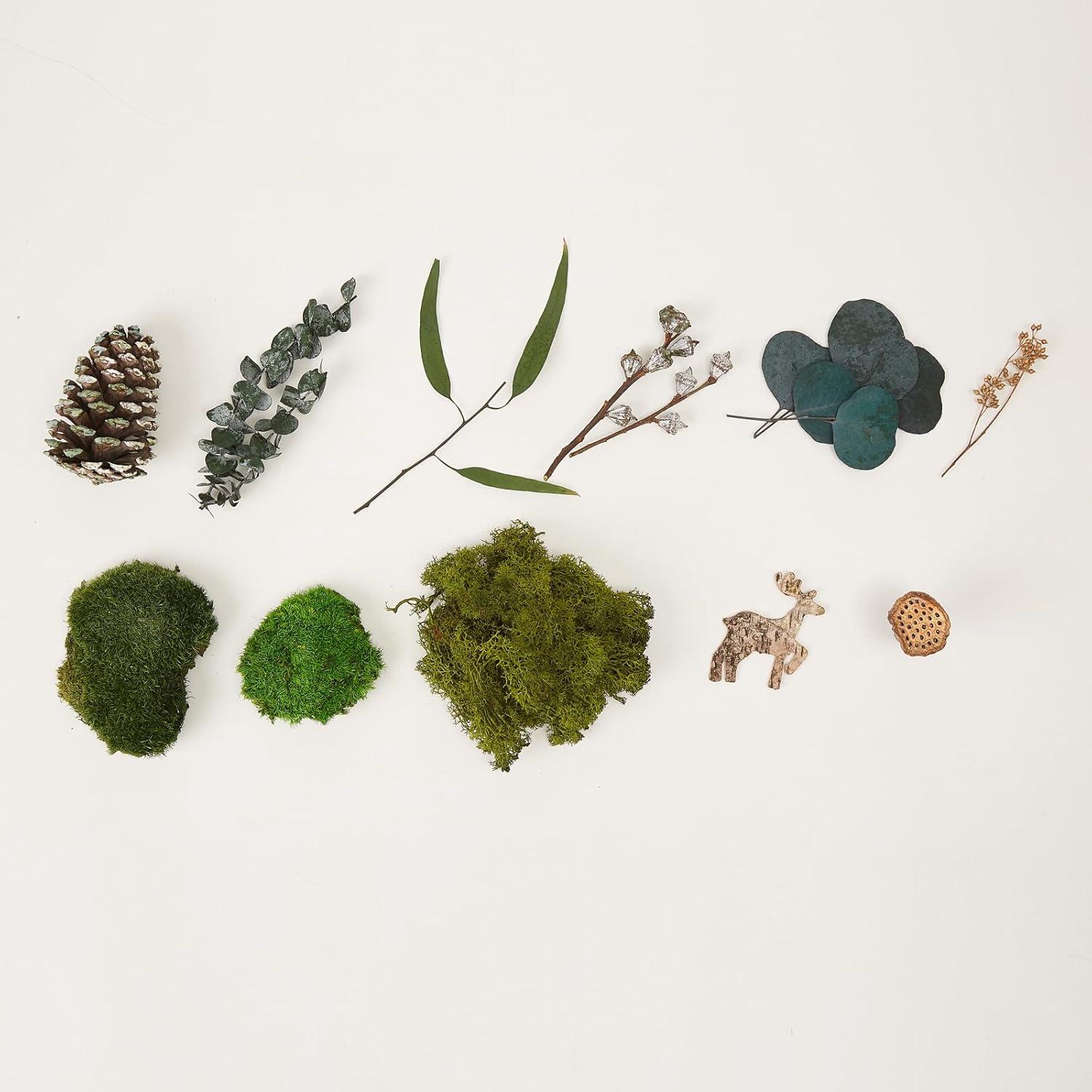 Musgo Verde Natural Conservado para Decoración 0.2kg