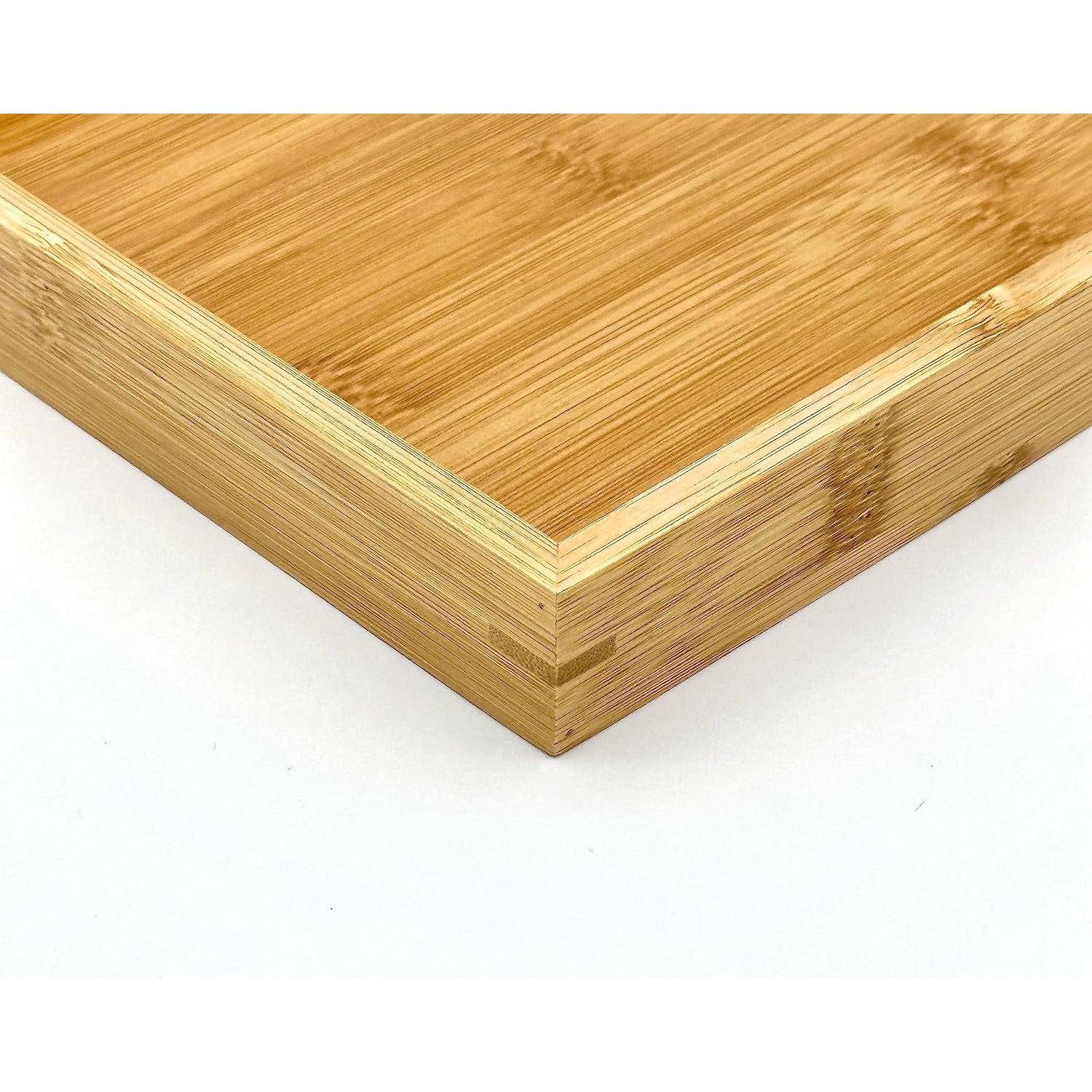 Bandeja de Servicio Bam & Boo de Bambú Natural 45x30 cm