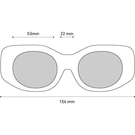 Gafas de Sol Rectangulares SPY Optic Hangout - Lentes Espejo
