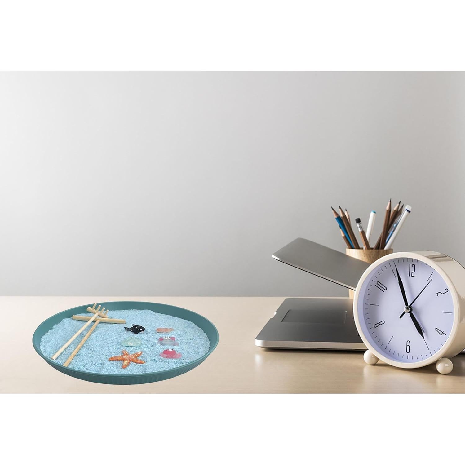 Mini Jardín Zen de Escritorio Jardín Zen Azul 22.5 cm