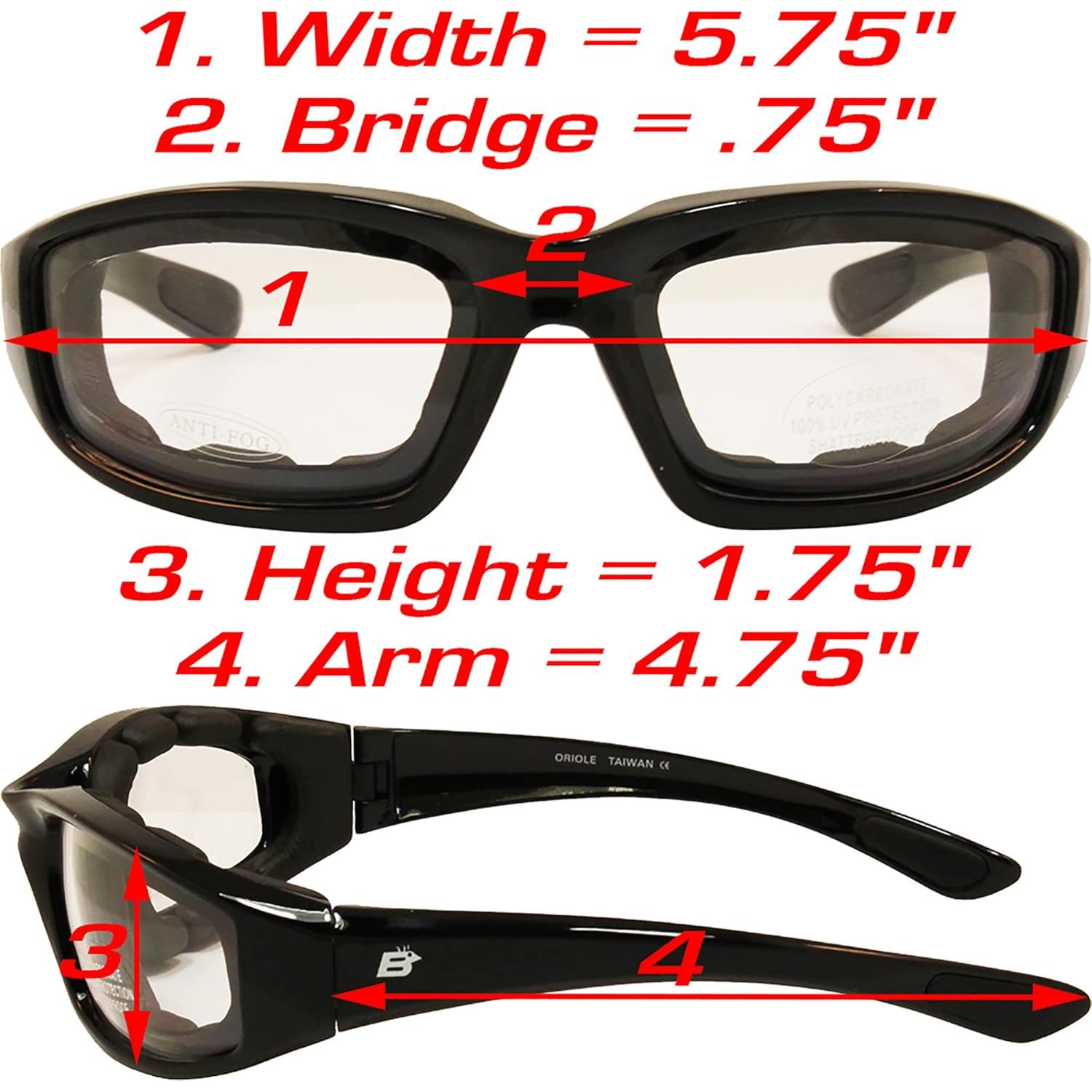 Gafas de Motocicleta Birdz Eyewear Oriole UV400