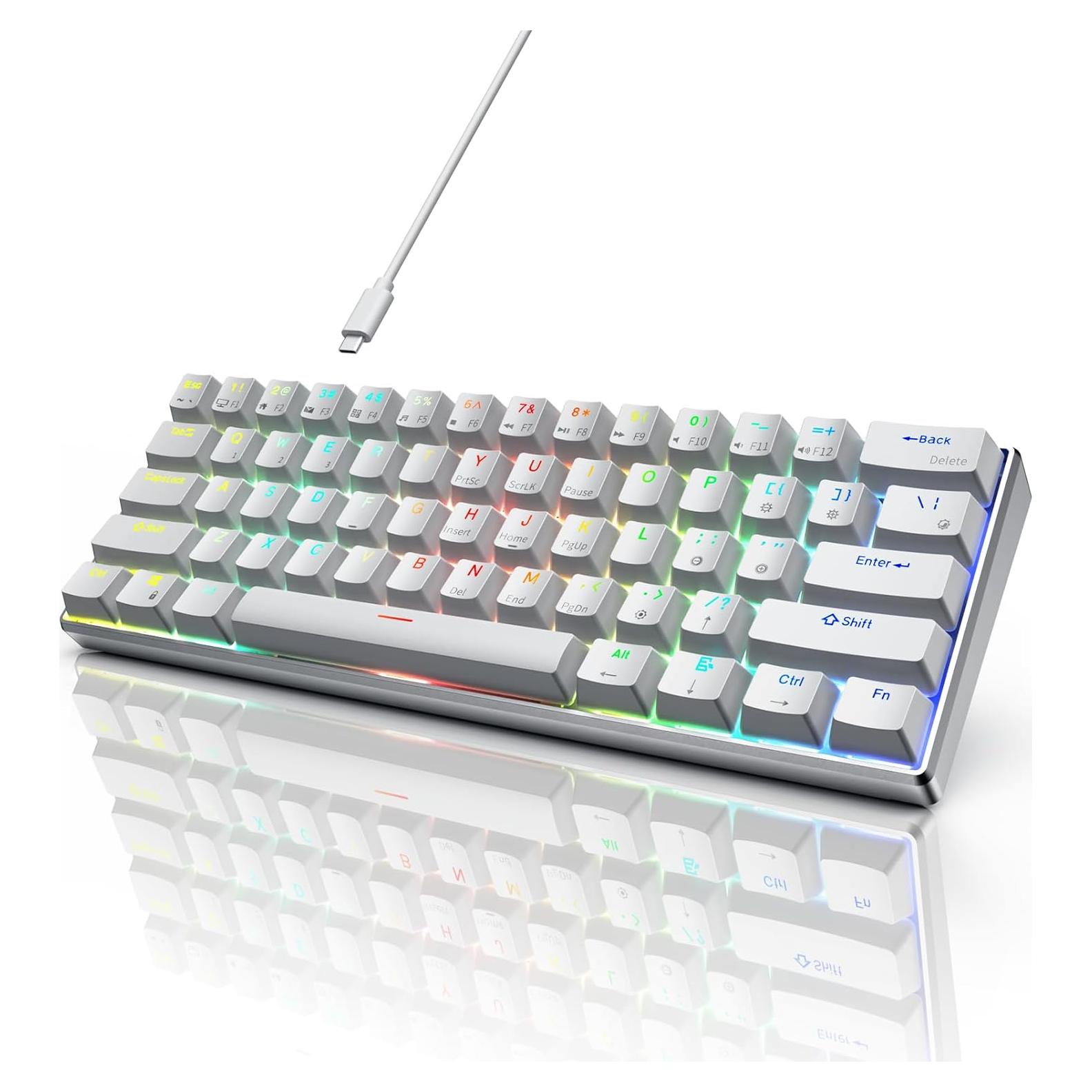 Teclado Mecánico RK ROYAL KLUDGE RK61 Pro RGB 61 Teclas