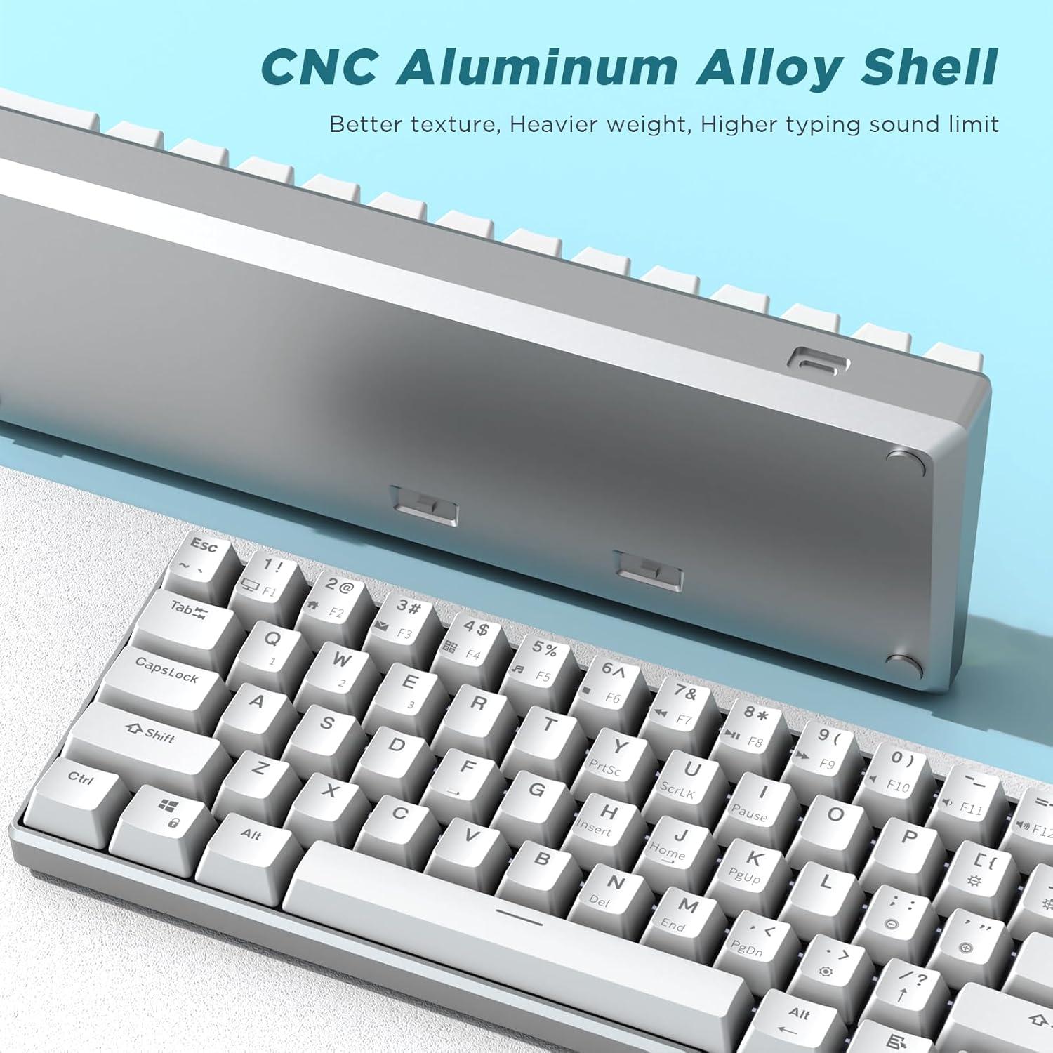 Teclado Mecánico RK ROYAL KLUDGE RK61 Pro RGB 61 Teclas