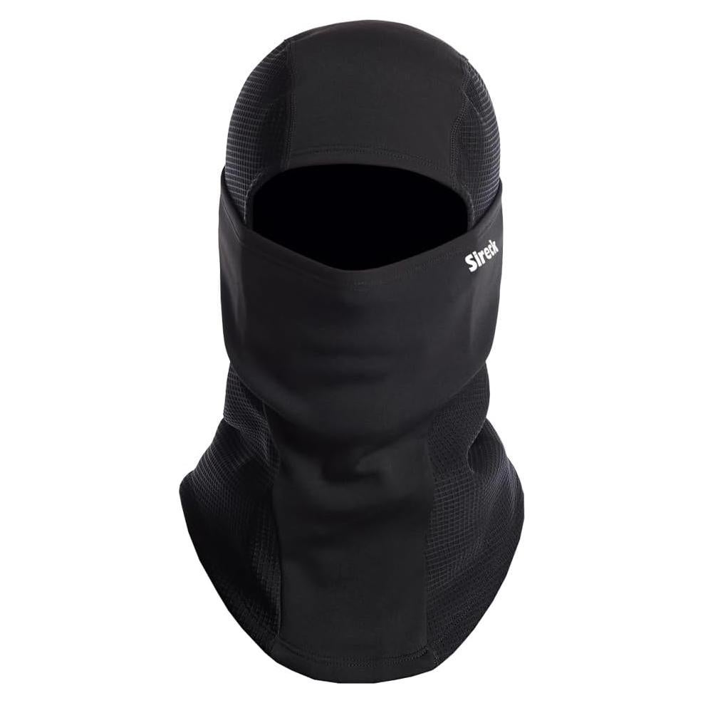 Pasamontañas Térmico Fleece Negro para Esquí y Actividades al Aire Libre