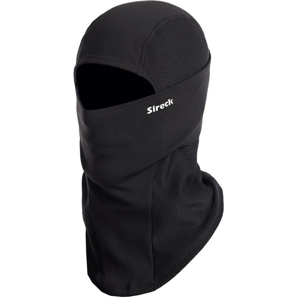 Pasamontañas Térmico Fleece Negro para Esquí y Actividades al Aire Libre