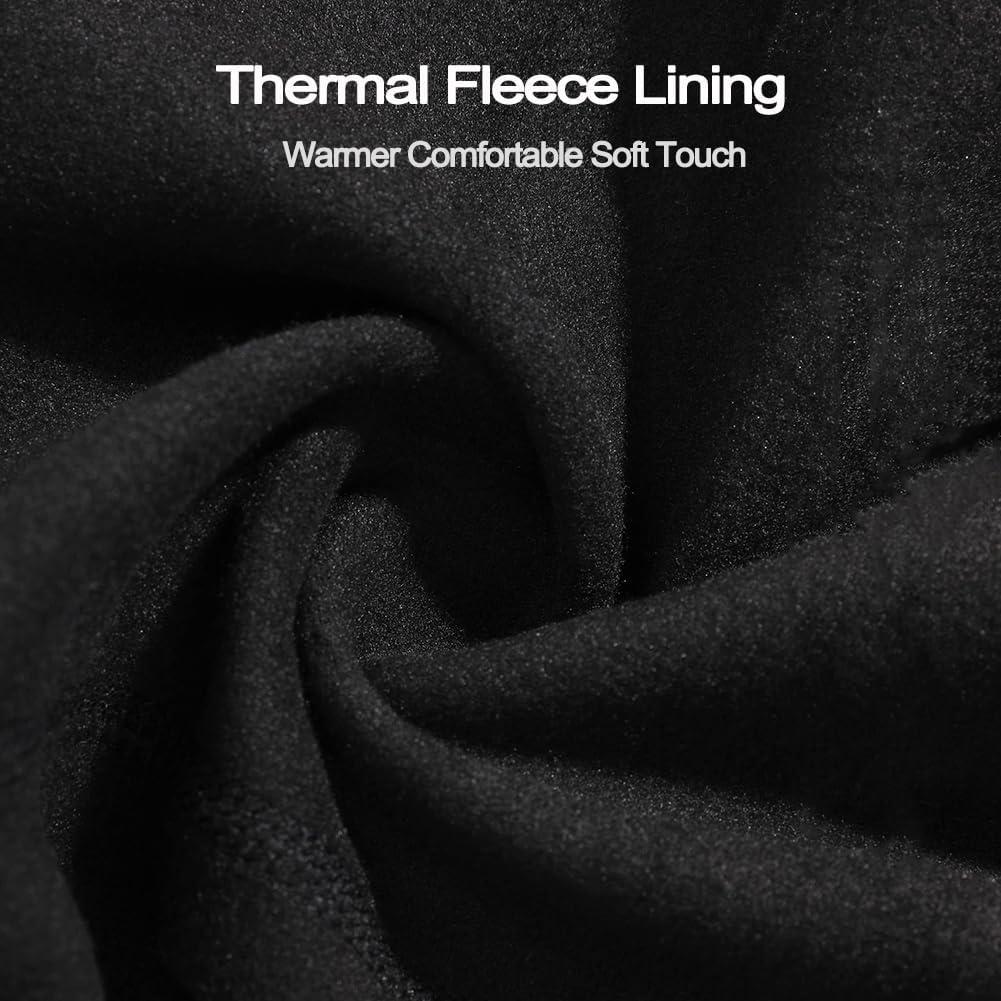 Pasamontañas Térmico Fleece Negro para Esquí y Actividades al Aire Libre