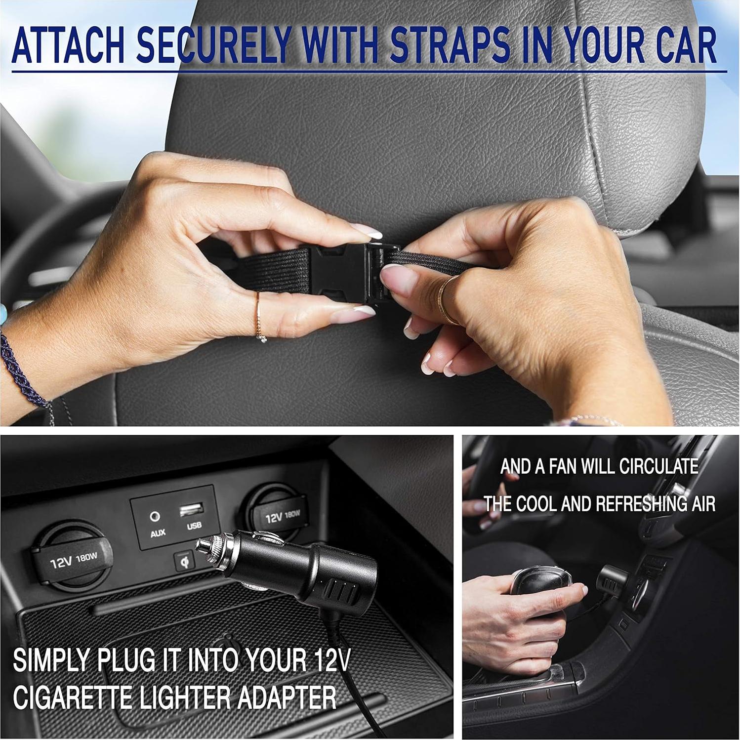 Funda de Asiento Refrigerante Zento Deals 12V Ajuste Universal