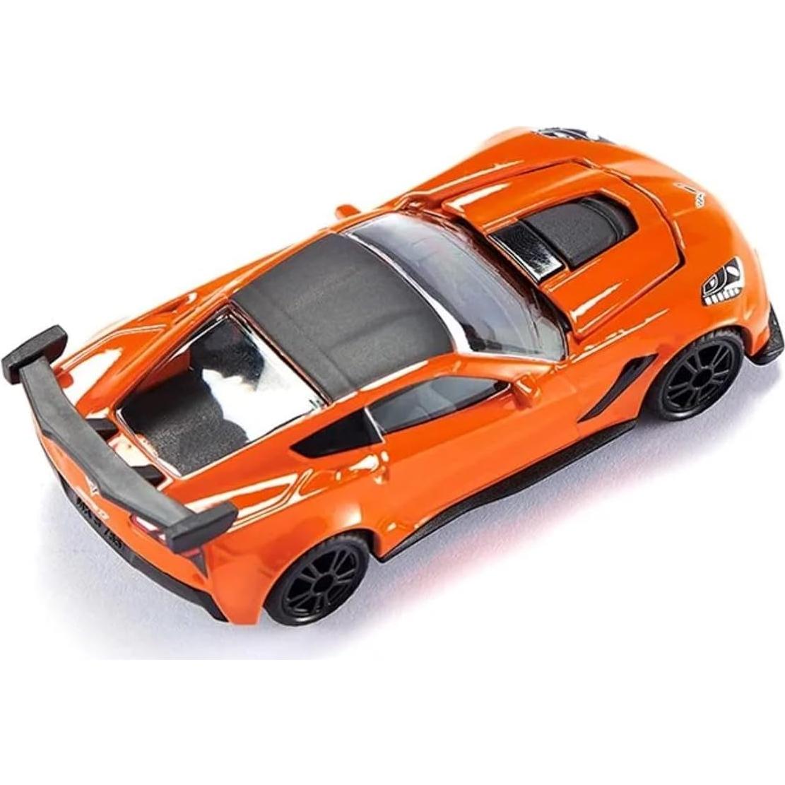 Vehículo de Juguete Siku Chevrolet Corvette ZR1 Naranja/Negro