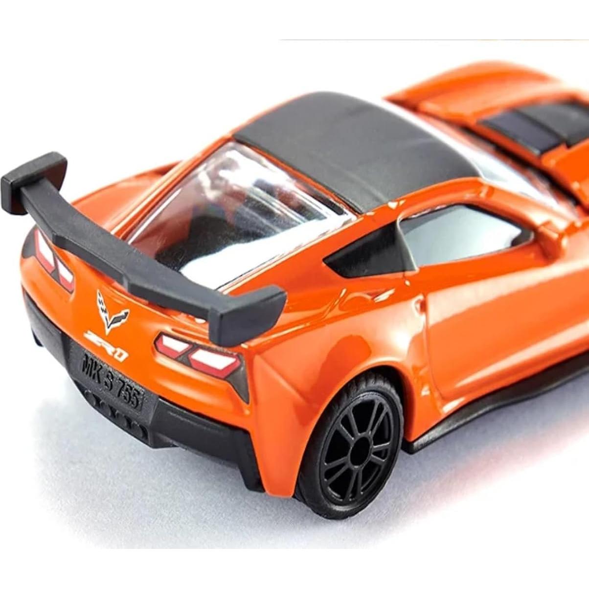 Vehículo de Juguete Siku Chevrolet Corvette ZR1 Naranja/Negro