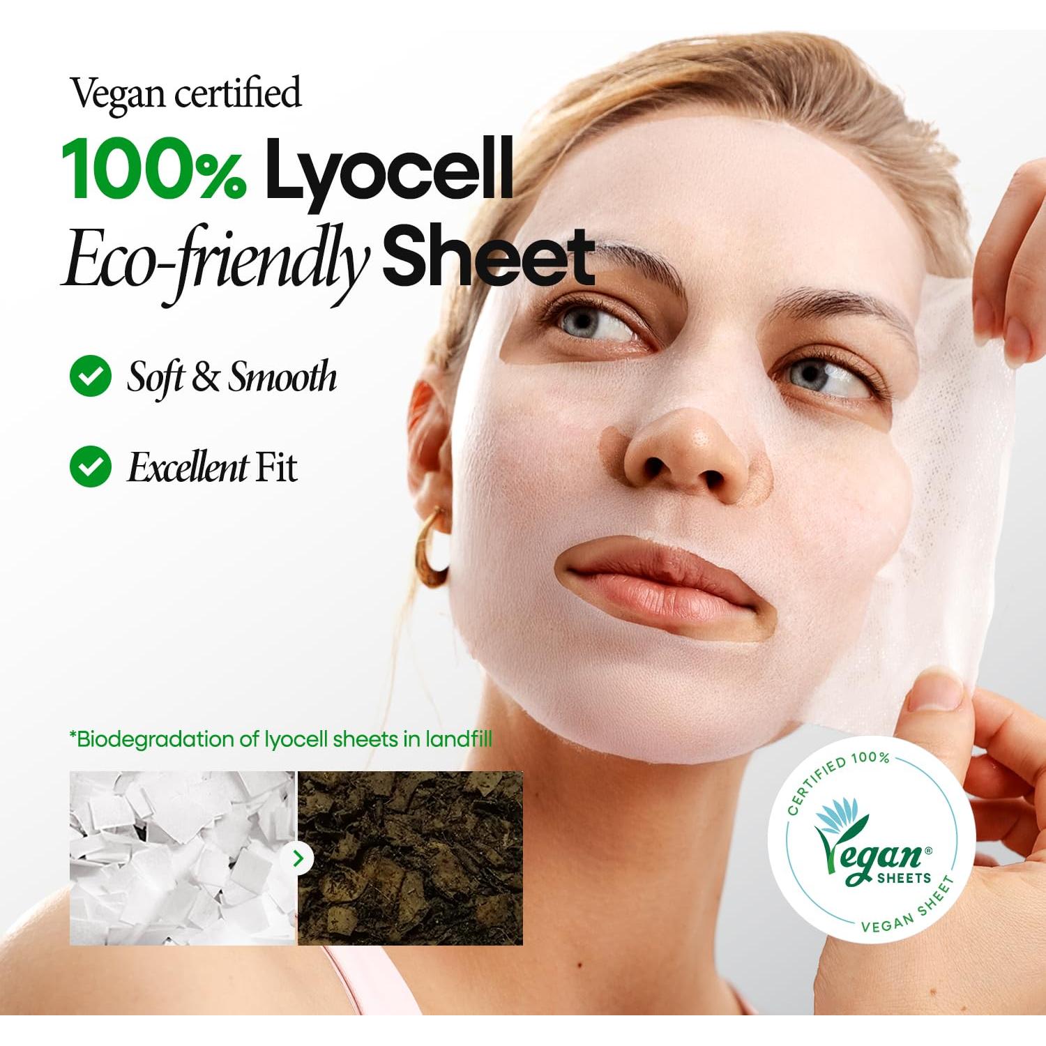 Nature Republic Máscara Facial Cica Diaria 30 Hojas Veganas