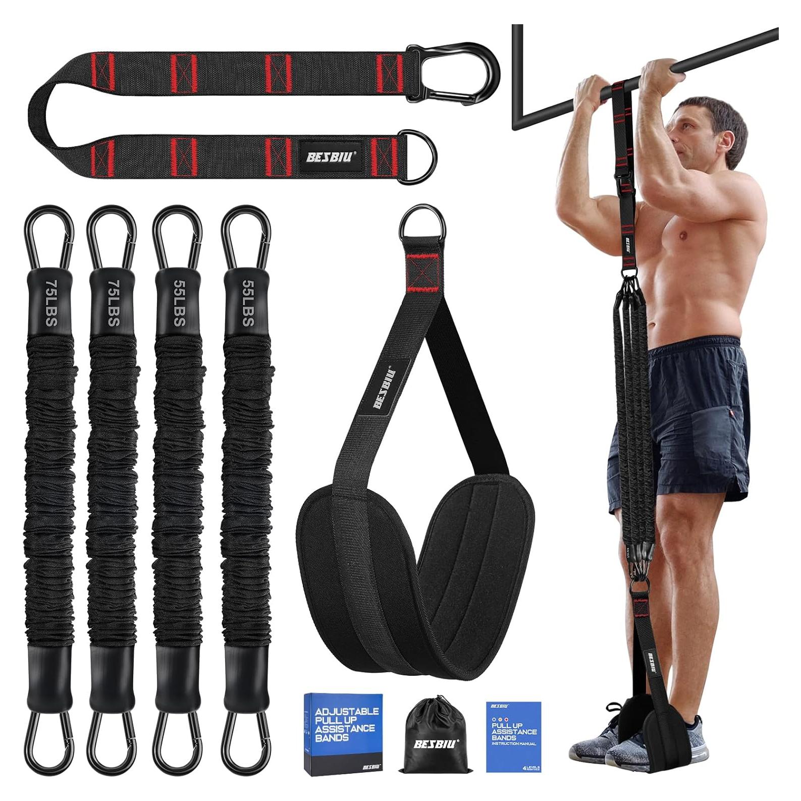 Bandas de Asistencia para Dominadas BesBiu 118kg Ajustables