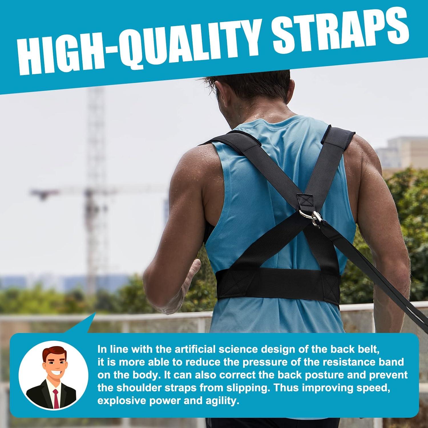 YNXing Arnés de Trineo para Entrenamiento de Fuerza y Resistencia