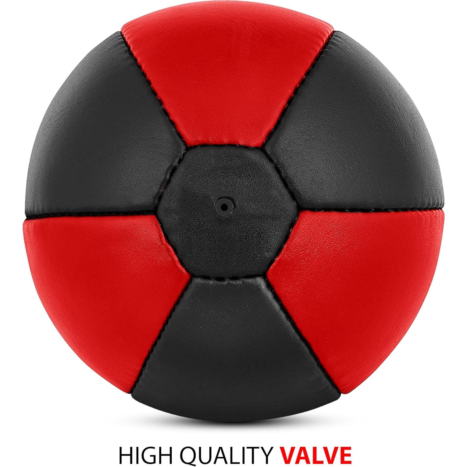 Bolsa de Velocidad de Boxeo DXM SPORTS 29.21 cm Cuero Negro/Rojo