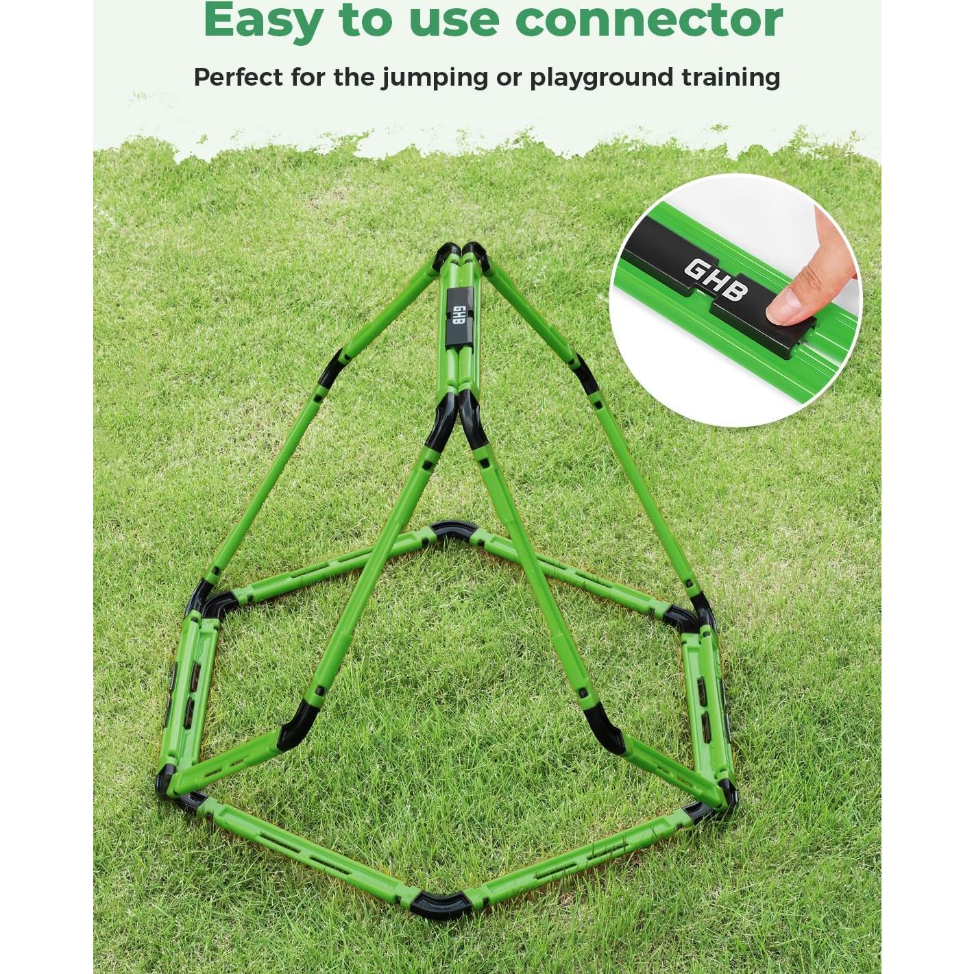 Set de 6 Anillos de Agilidad Hexagonales GHB con Conectores