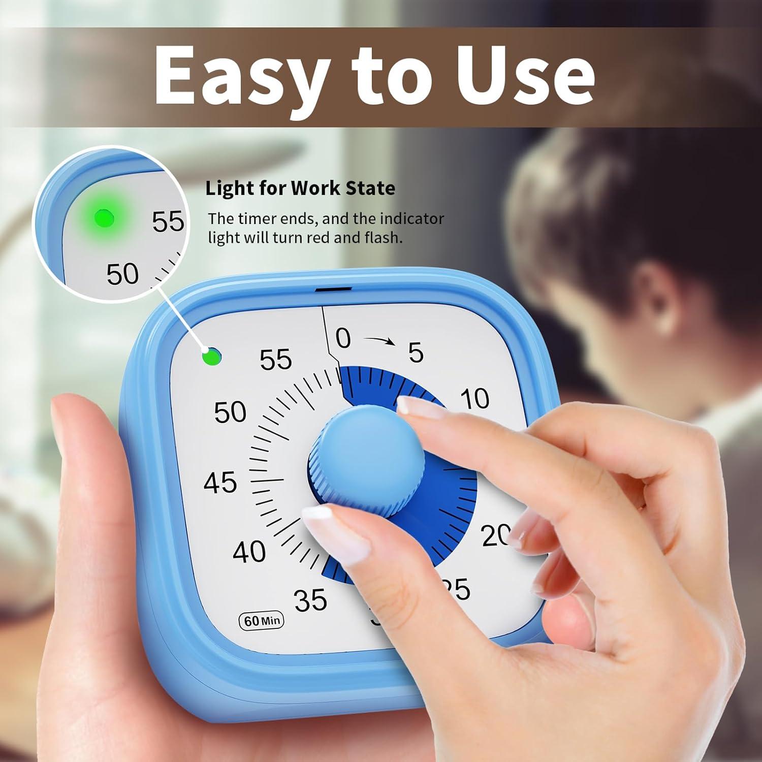 Temporizador Visual Incolumitas para TDAH y Autismo - Azul