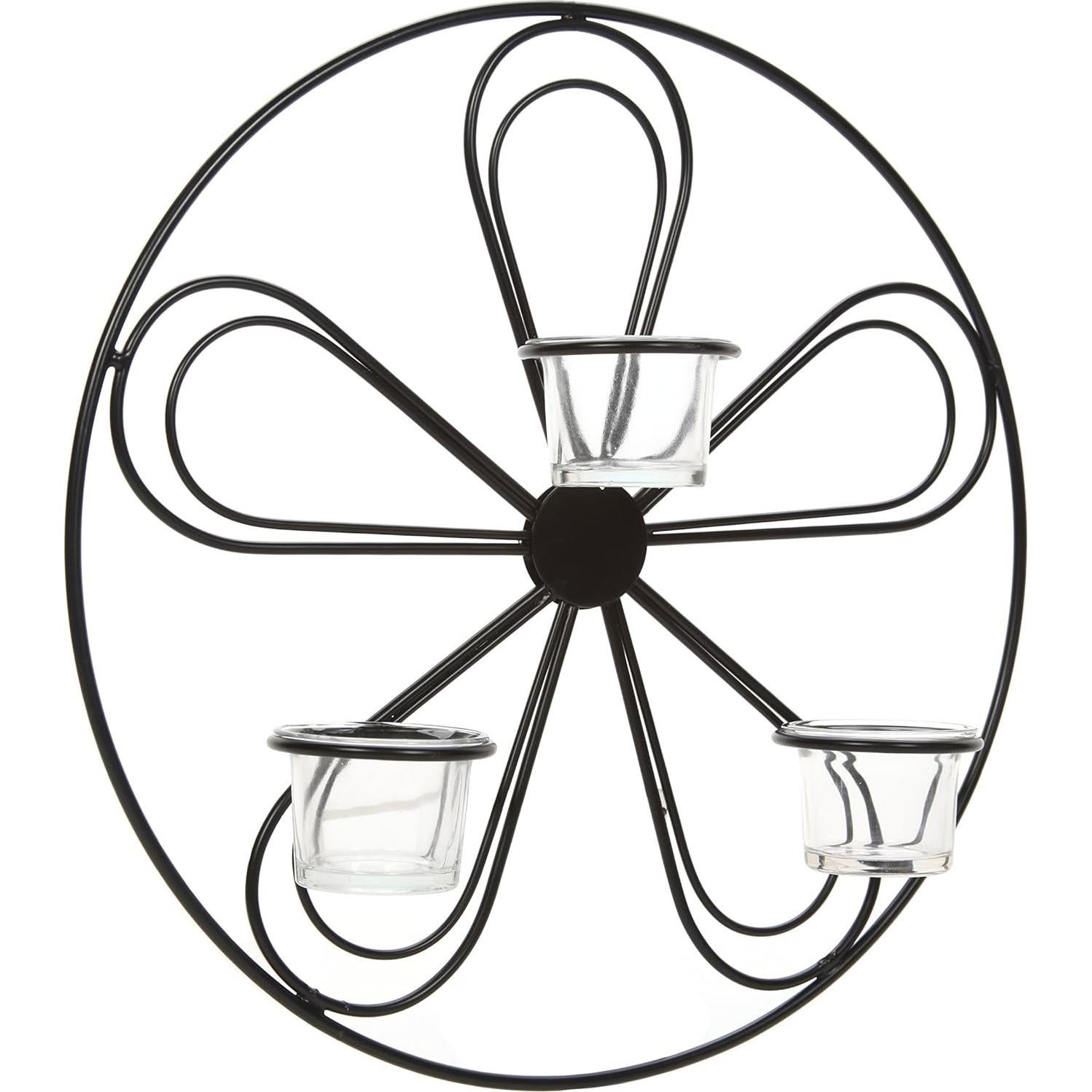 Aplique de Pared Floral Hosley 34.3 cm Soporte para Velas