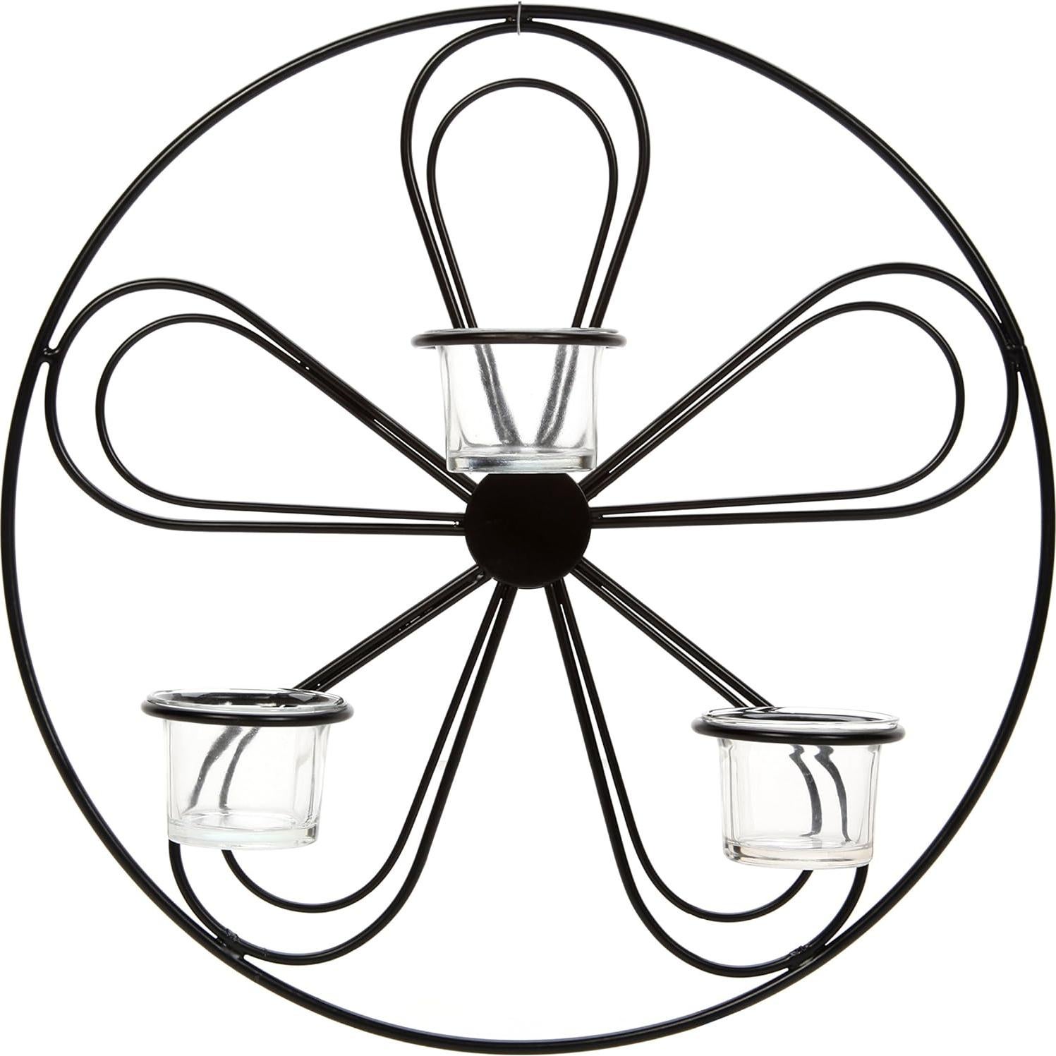 Aplique de Pared Floral Hosley 34.3 cm Soporte para Velas