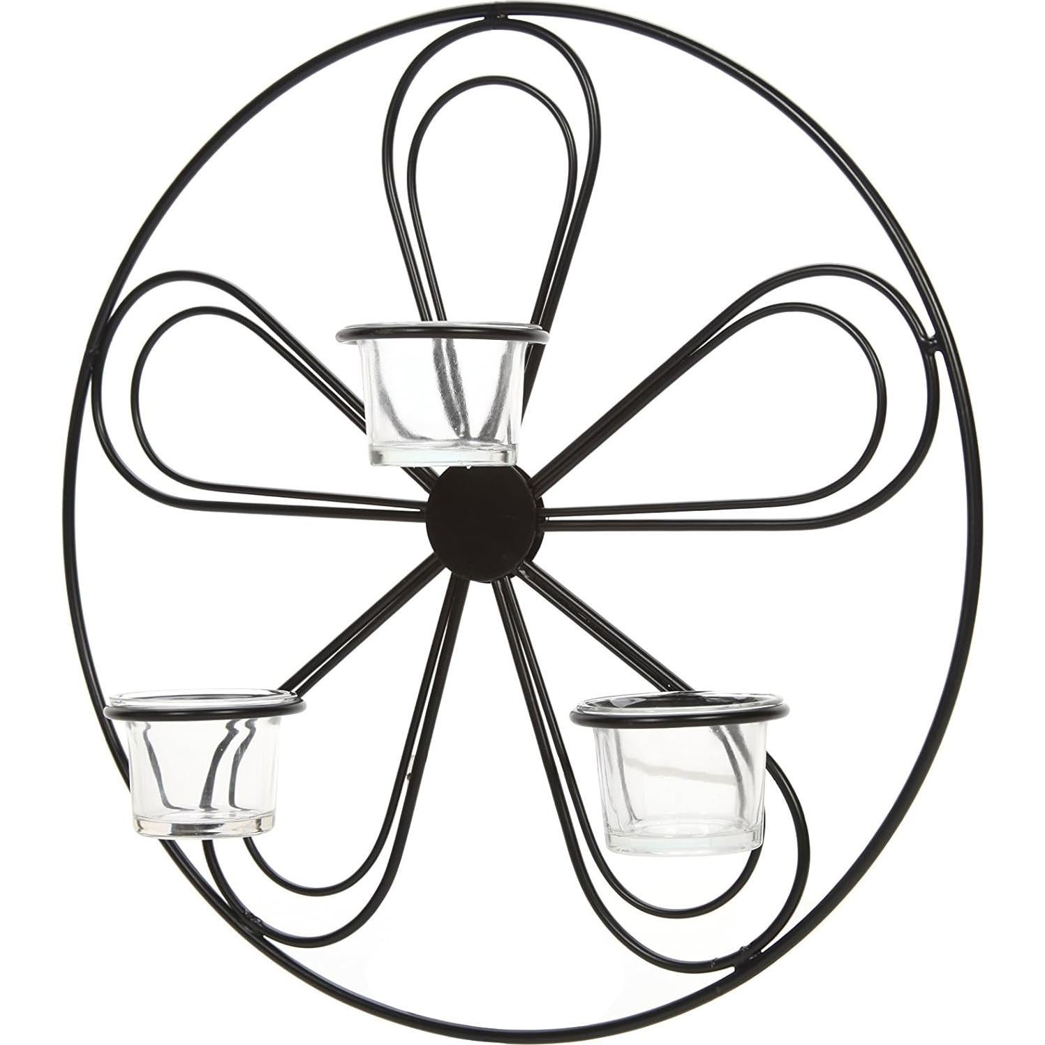 Aplique de Pared Floral Hosley 34.3 cm Soporte para Velas