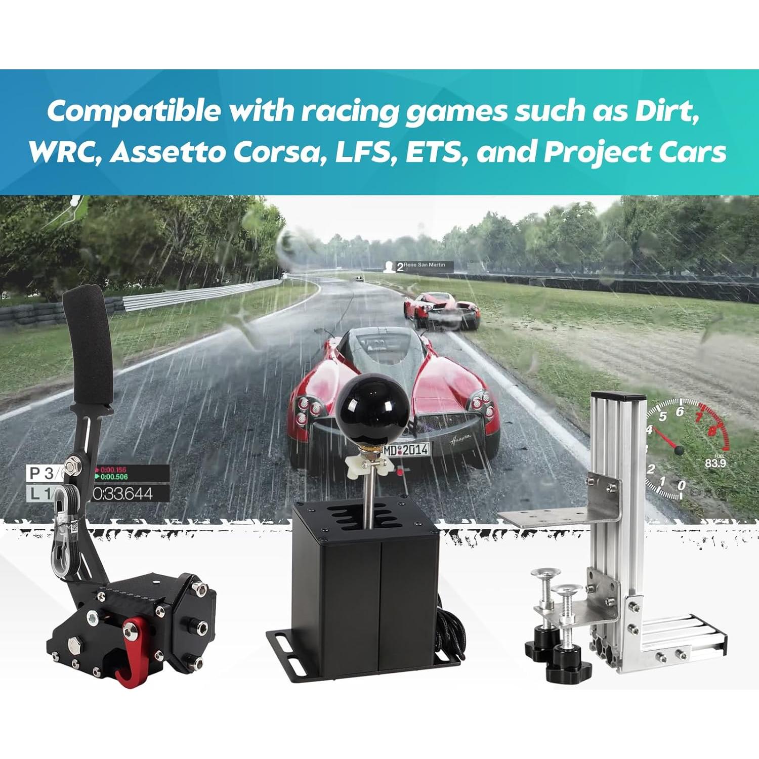 Cambiador de Simulador Dexepe USB 64 Bits Freno de Mano