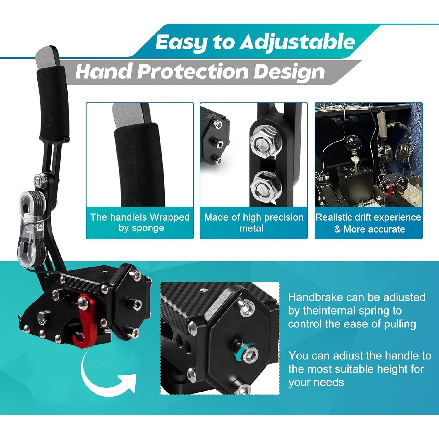 Cambiador de Simulador Dexepe USB 64 Bits Freno de Mano