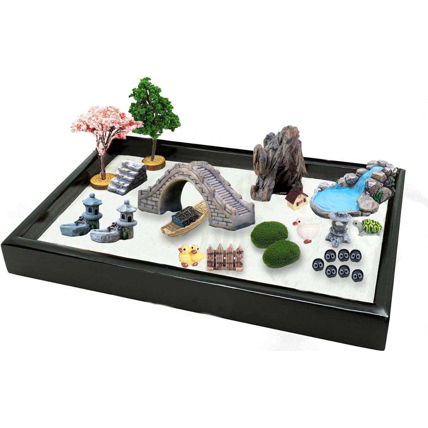 Kit de Jardín de Hadas CHAKANLX - 42 Accesorios Zen