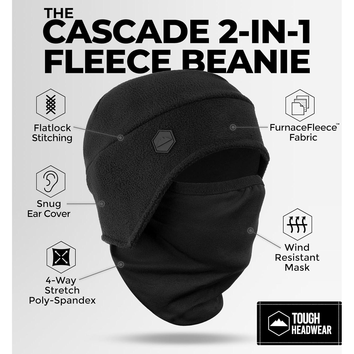 Gorro Térmico Cascade 2 en 1 Tough Headwear con Máscara Facial
