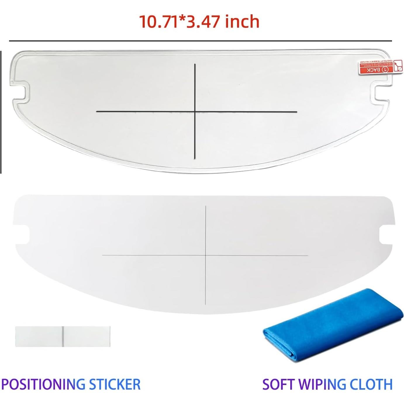 Escudo de Casco de Motocicleta Uallhome Tp4 Lente Antivaho Universal