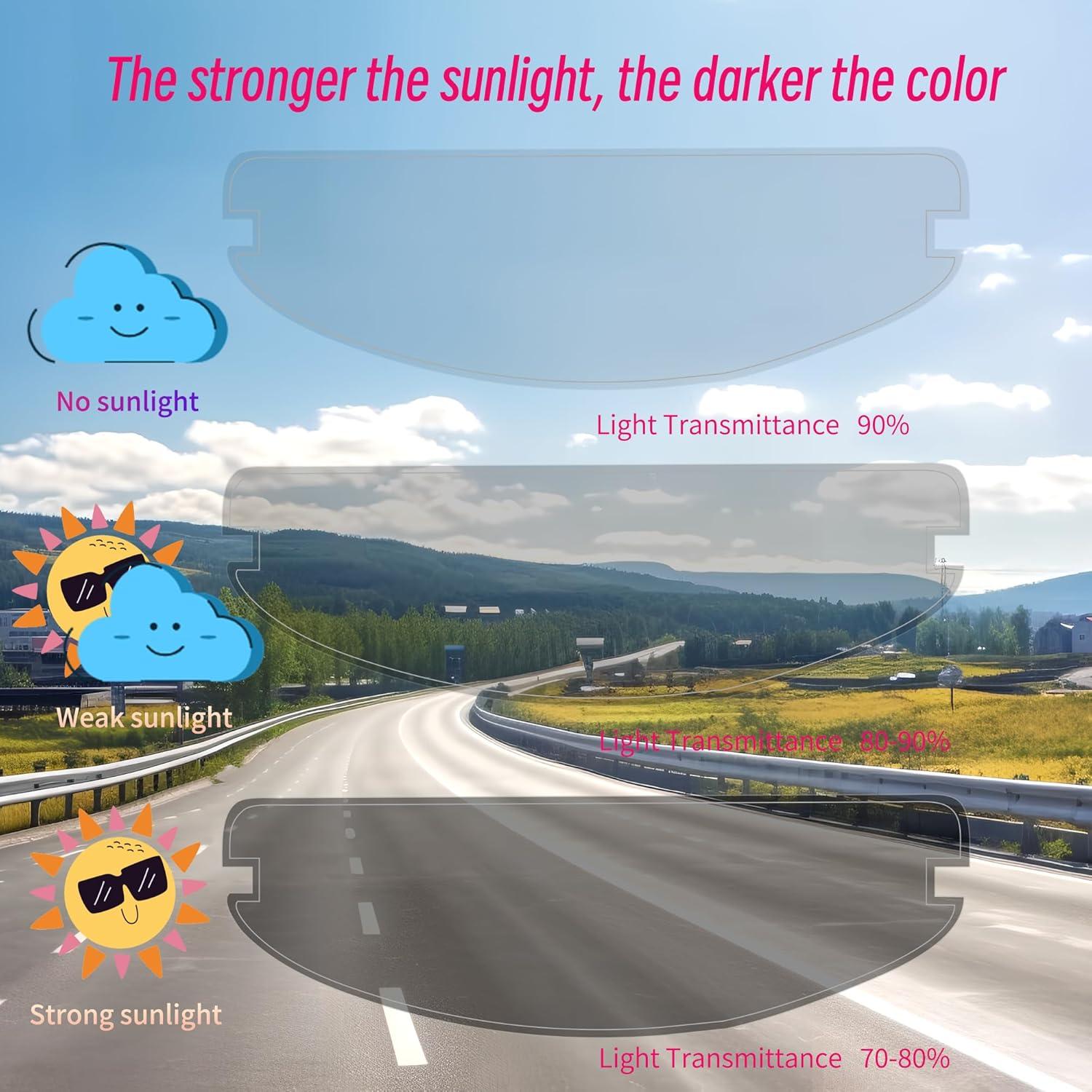 Escudo de Casco de Motocicleta Uallhome Tp4 Lente Antivaho Universal