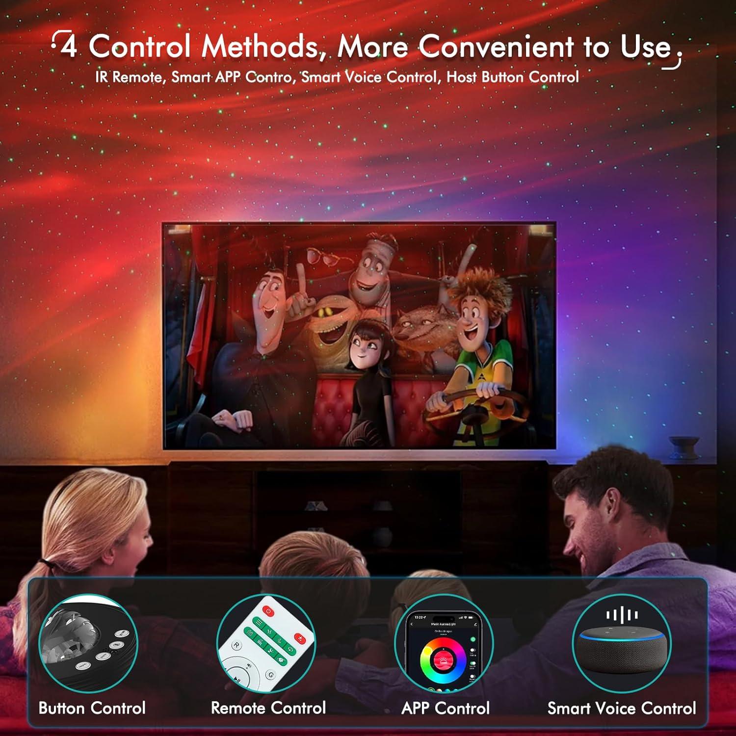 Proyector de Luz Galáctica YunLone con Altavoz Bluetooth 5.0