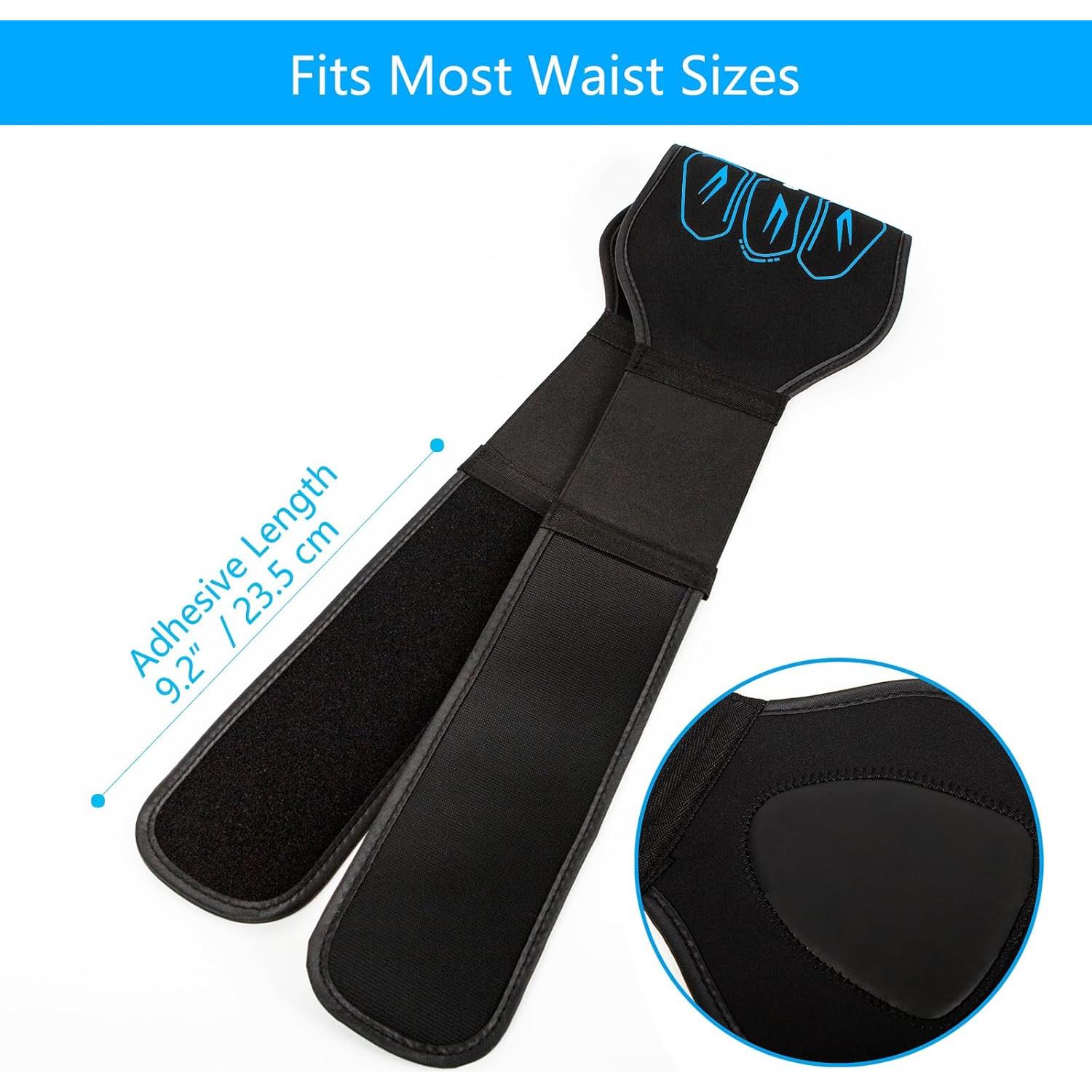 Estimulador Muscular EMS Ruszoaer Cinturón Abdominal Azul