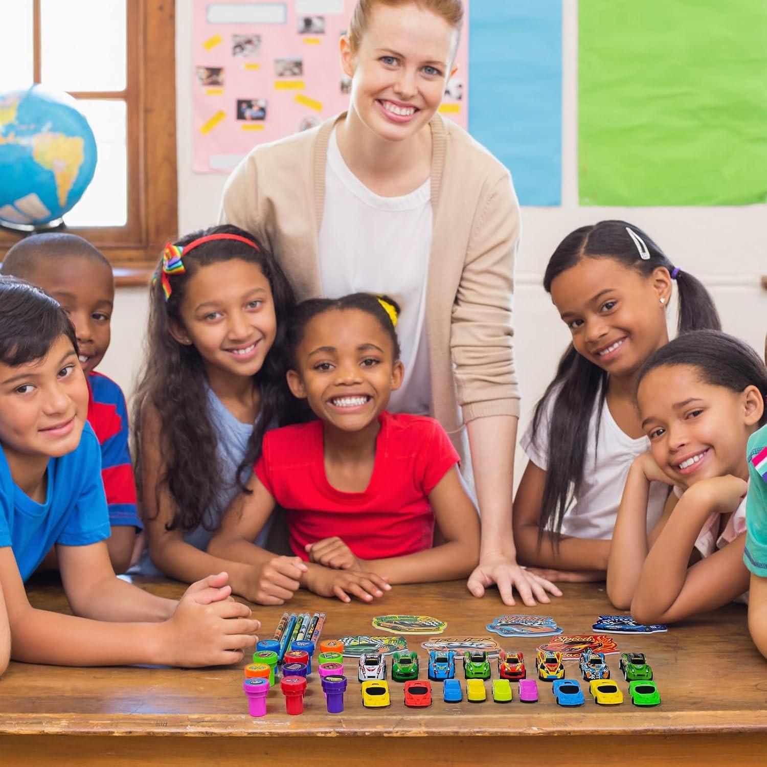 Conjunto Fiesta Coche de Carreras 96 Piezas Cinrobiye