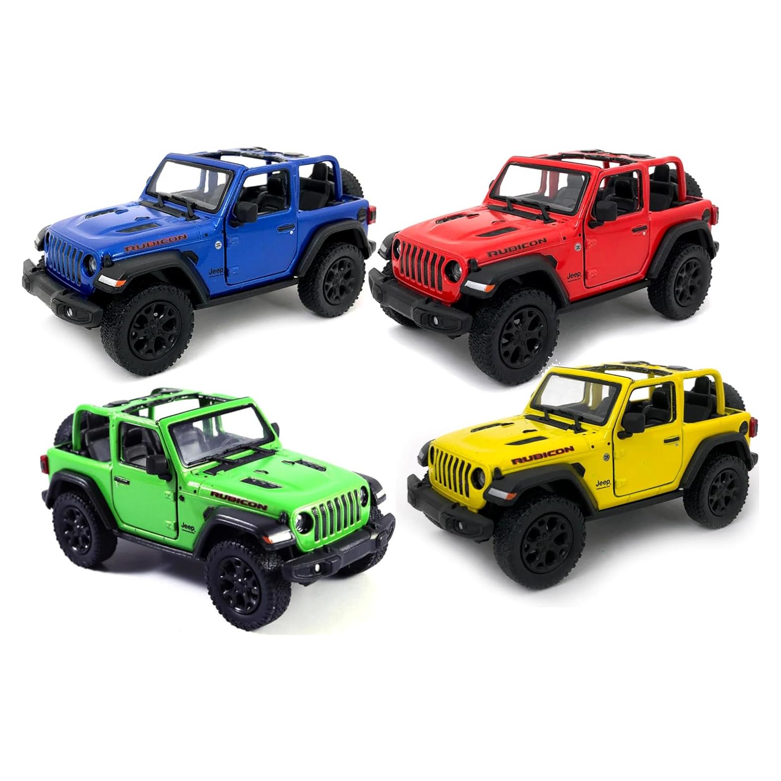 Modelo de Coche Jeep Wrangler Rubicon KiNSMART 12.7 cm 1:34