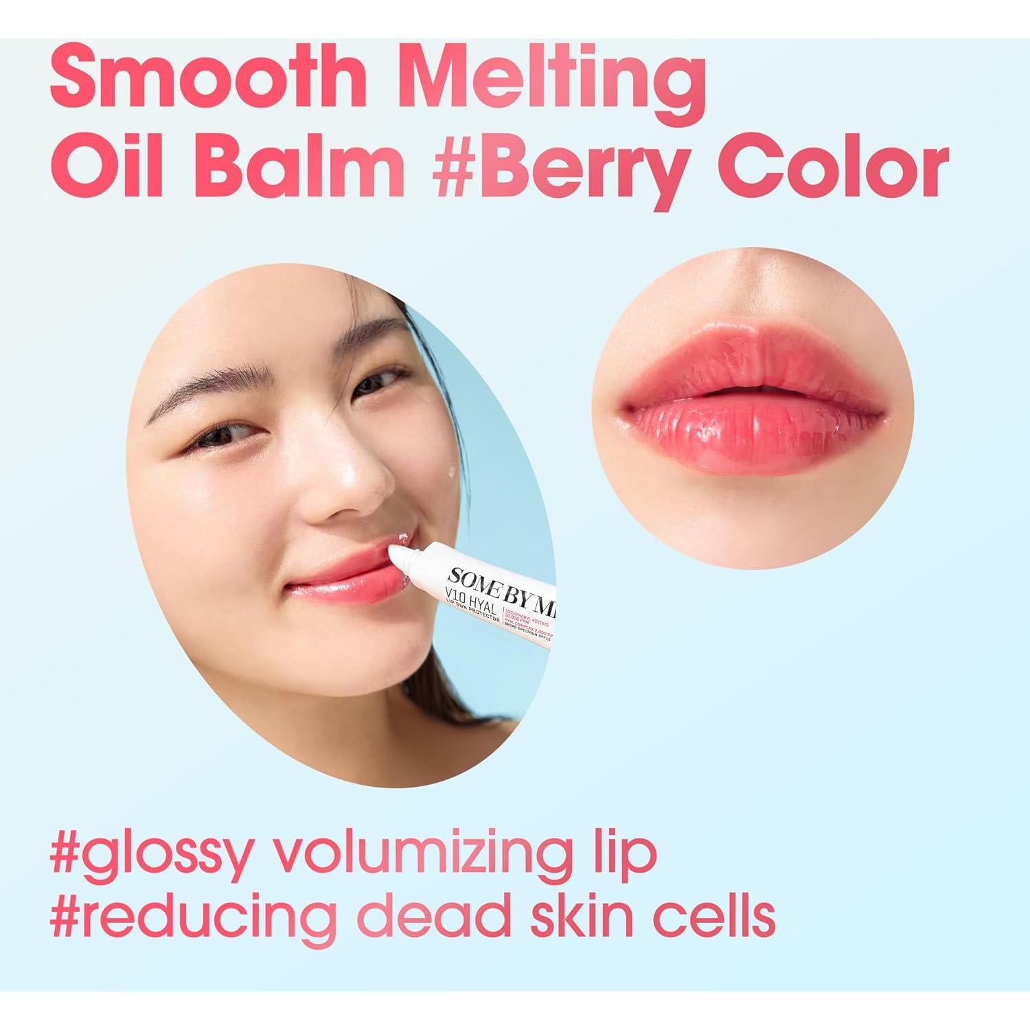 Protector Solar Labial SOME BY MI V10 Hyal Berry SPF 15 - 2 Unidades